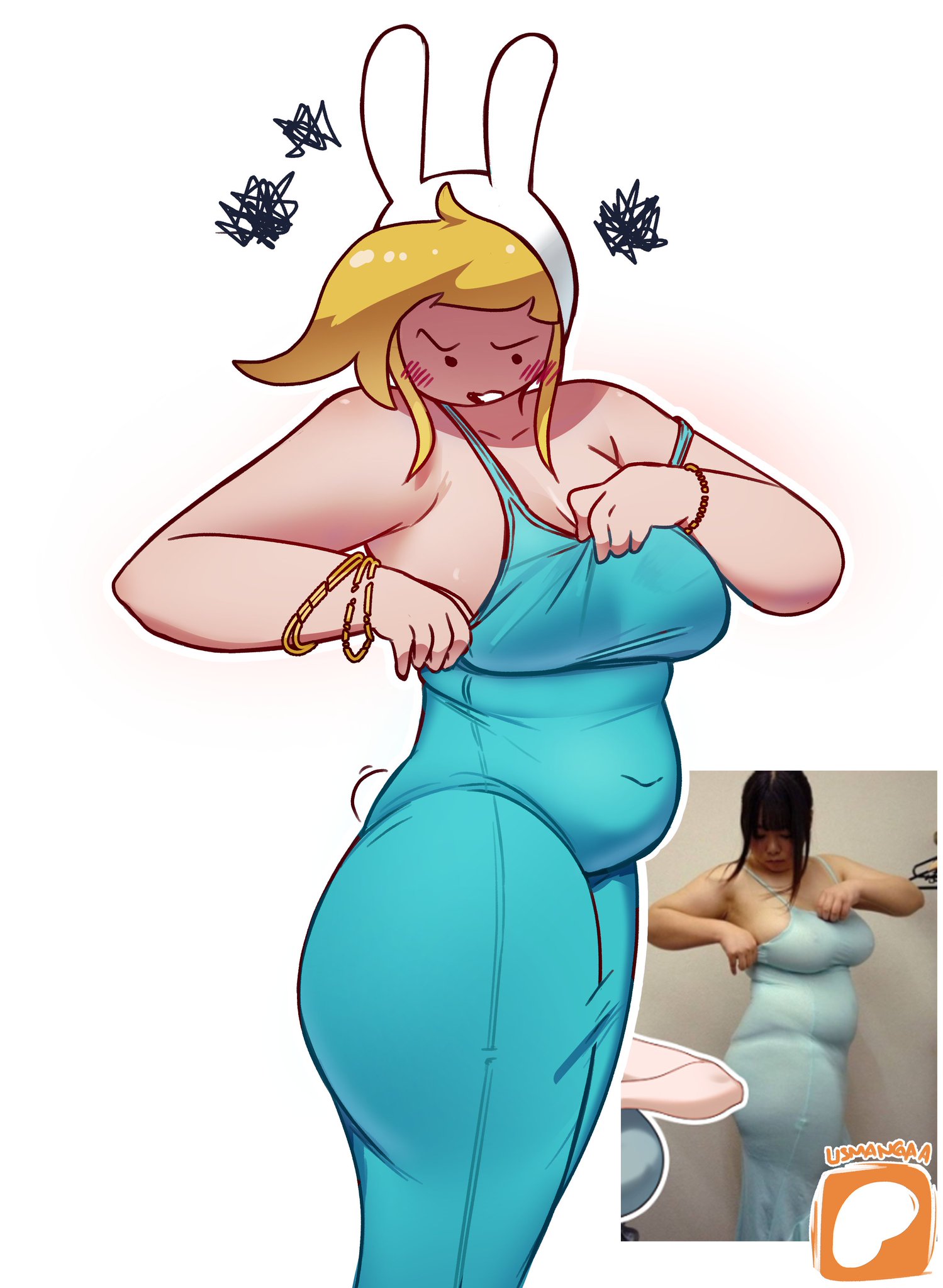 Fionna The Human Girl (Adventure Time) Rule 34 Image