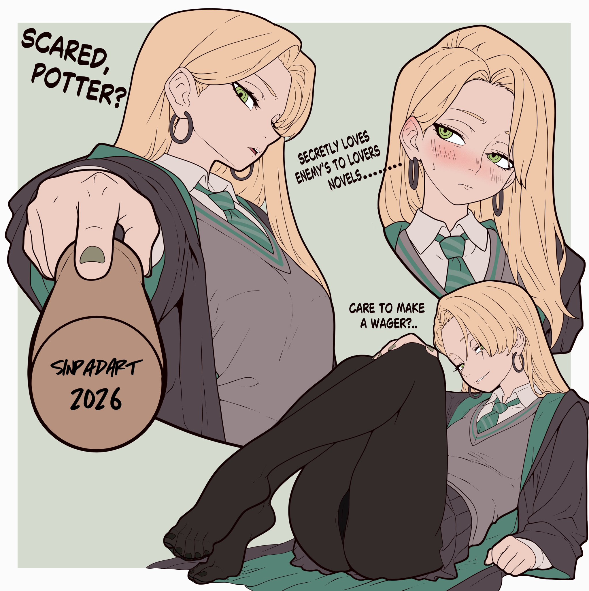 Draco Malfoy (Harry Potter) Rule 34 Image