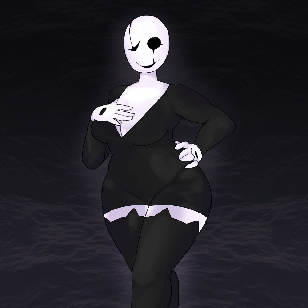 Fem Gaster (Undertale) Rule 34 Image