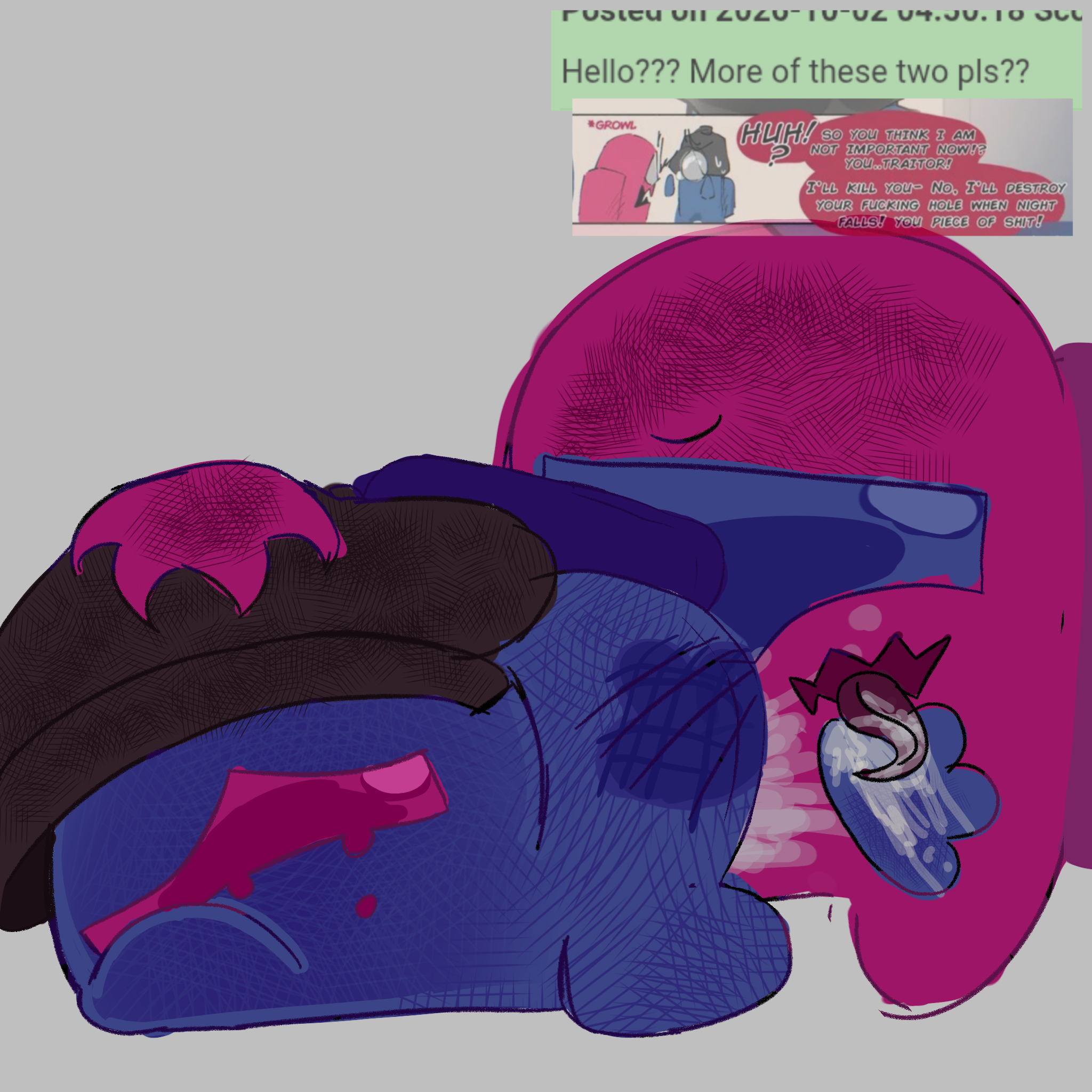 Among Us Blue (Among Us) Rule 34 Image
