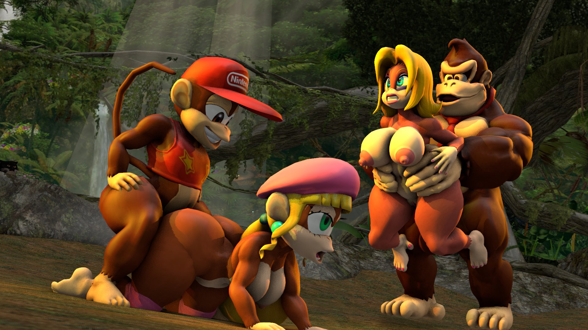Candy Kong (Donkey Kong (Series)) Rule 34 Image