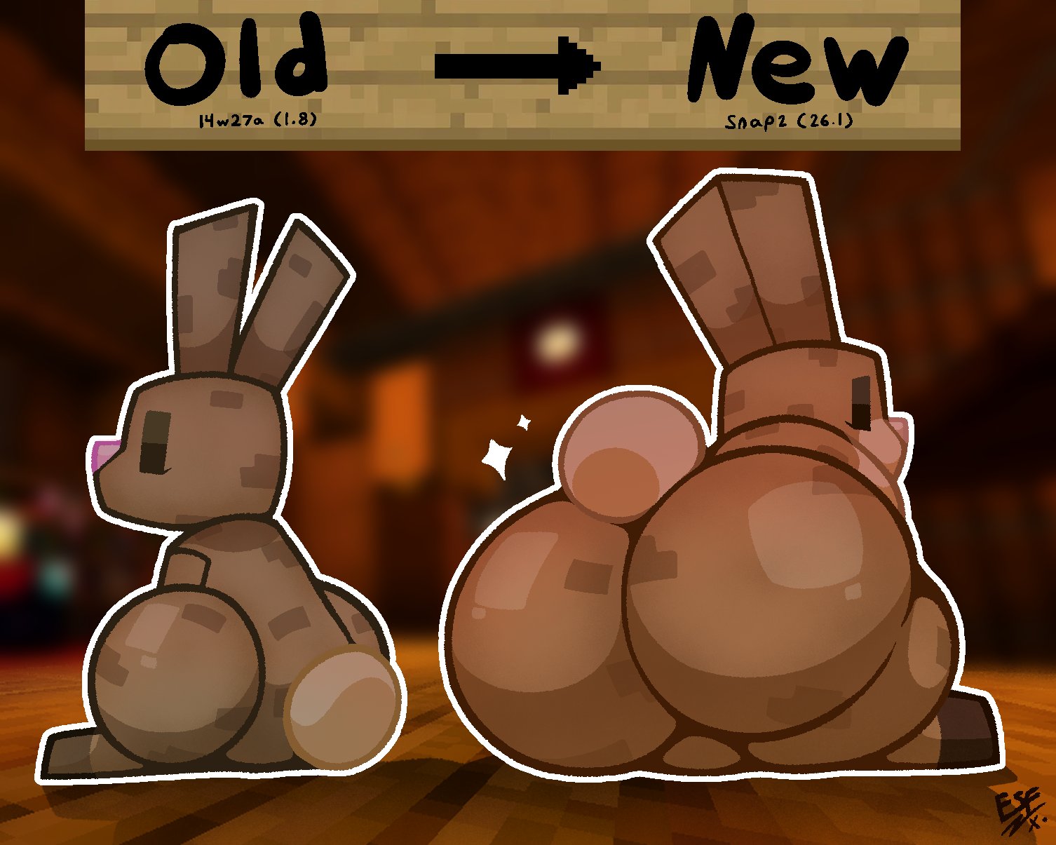 Rabbit (Minecraft) Rule 34 Image
