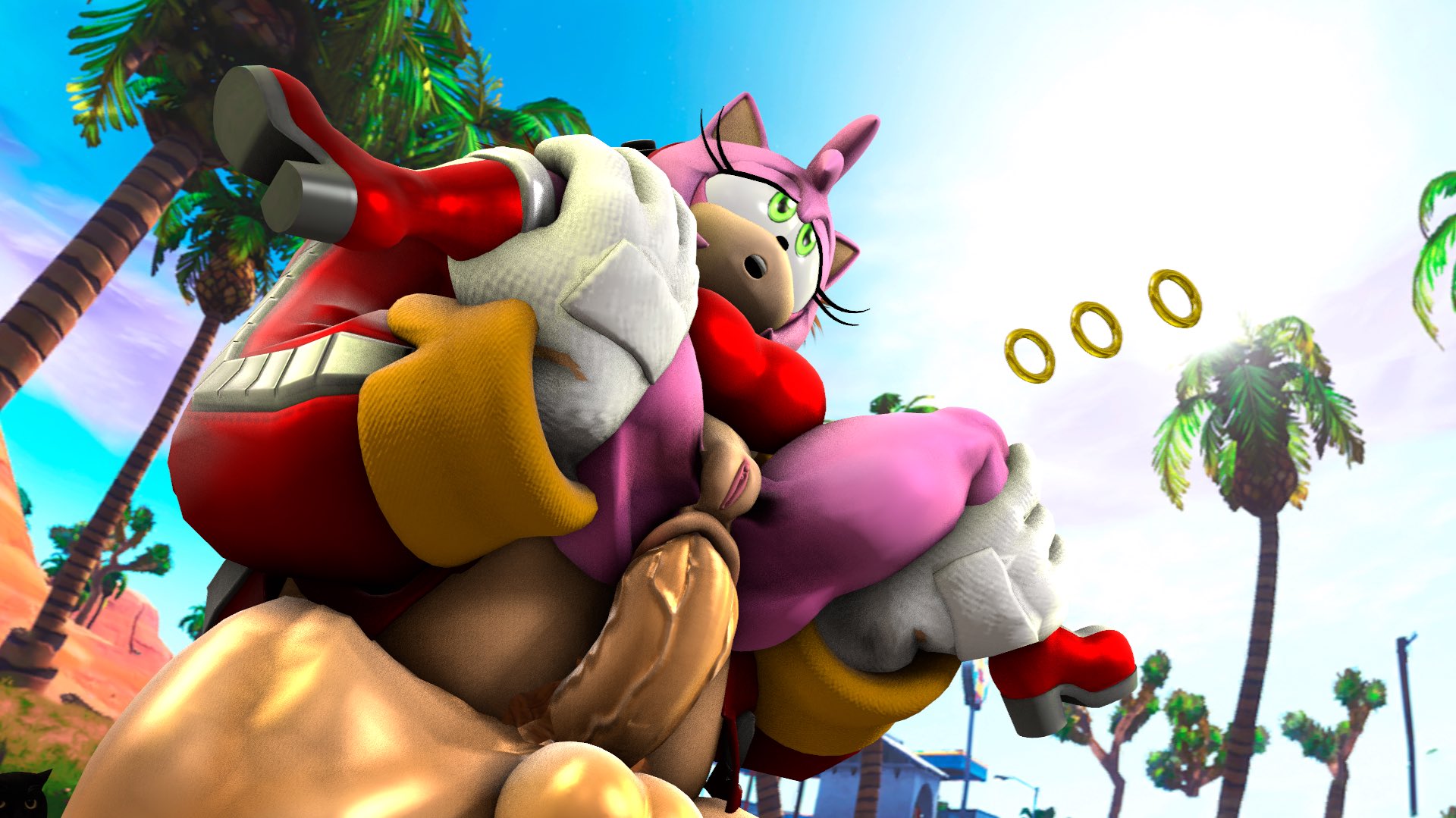 Amy Rose (Sega) Rule 34 Image