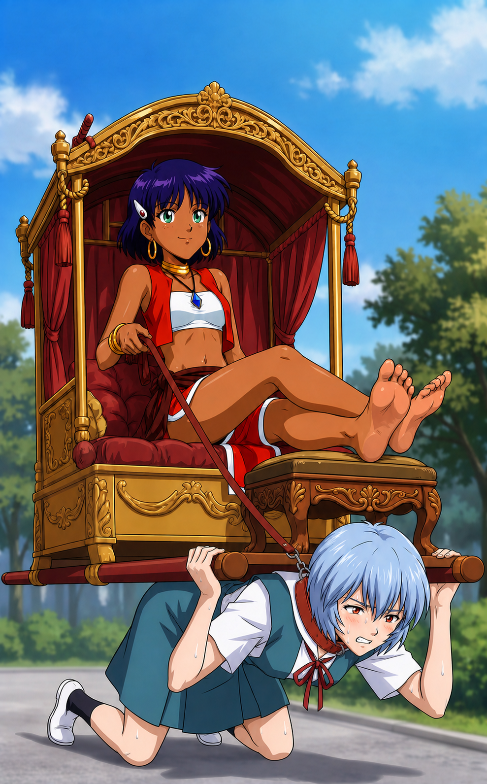 Ayanami Rei (Fushigi No Umi No Nadia) Rule 34 Image