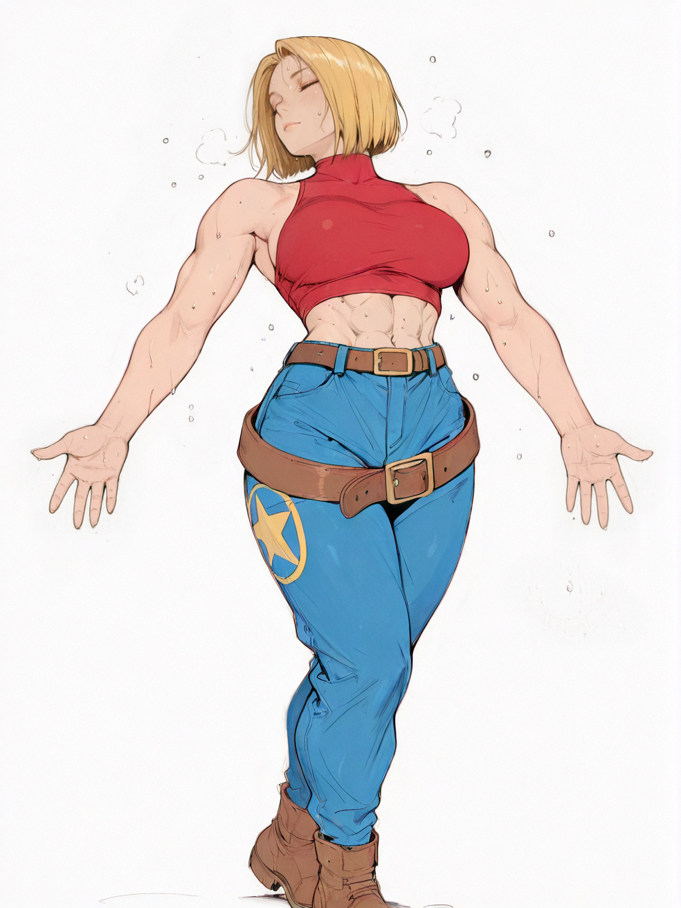 Blue Mary (King Of Fighters) Rule 34 Image