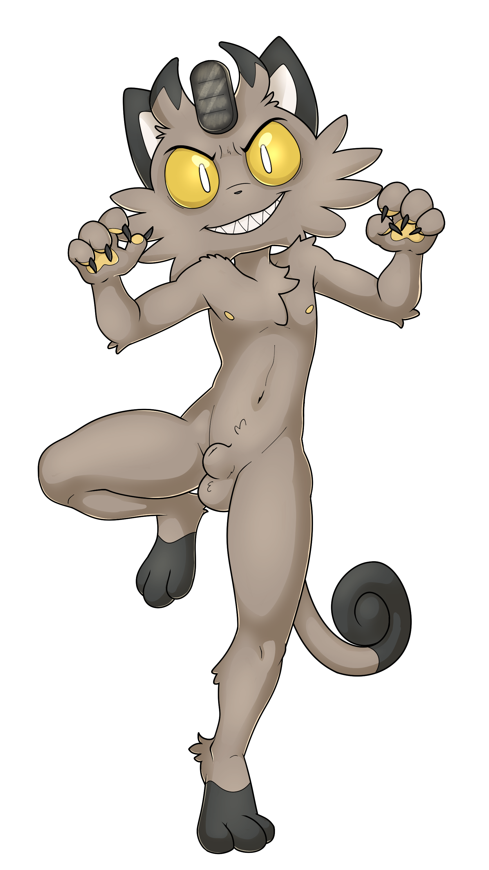 Galarian Meowth (Nintendo) Rule 34 Image