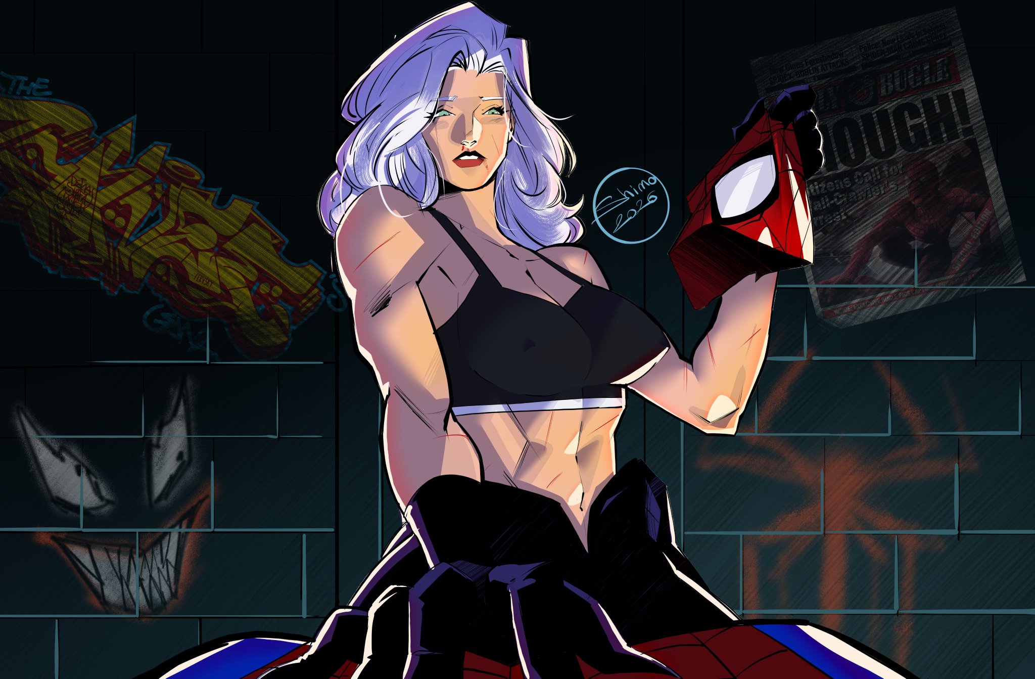 Black Cat (Marvel) Rule 34 Image