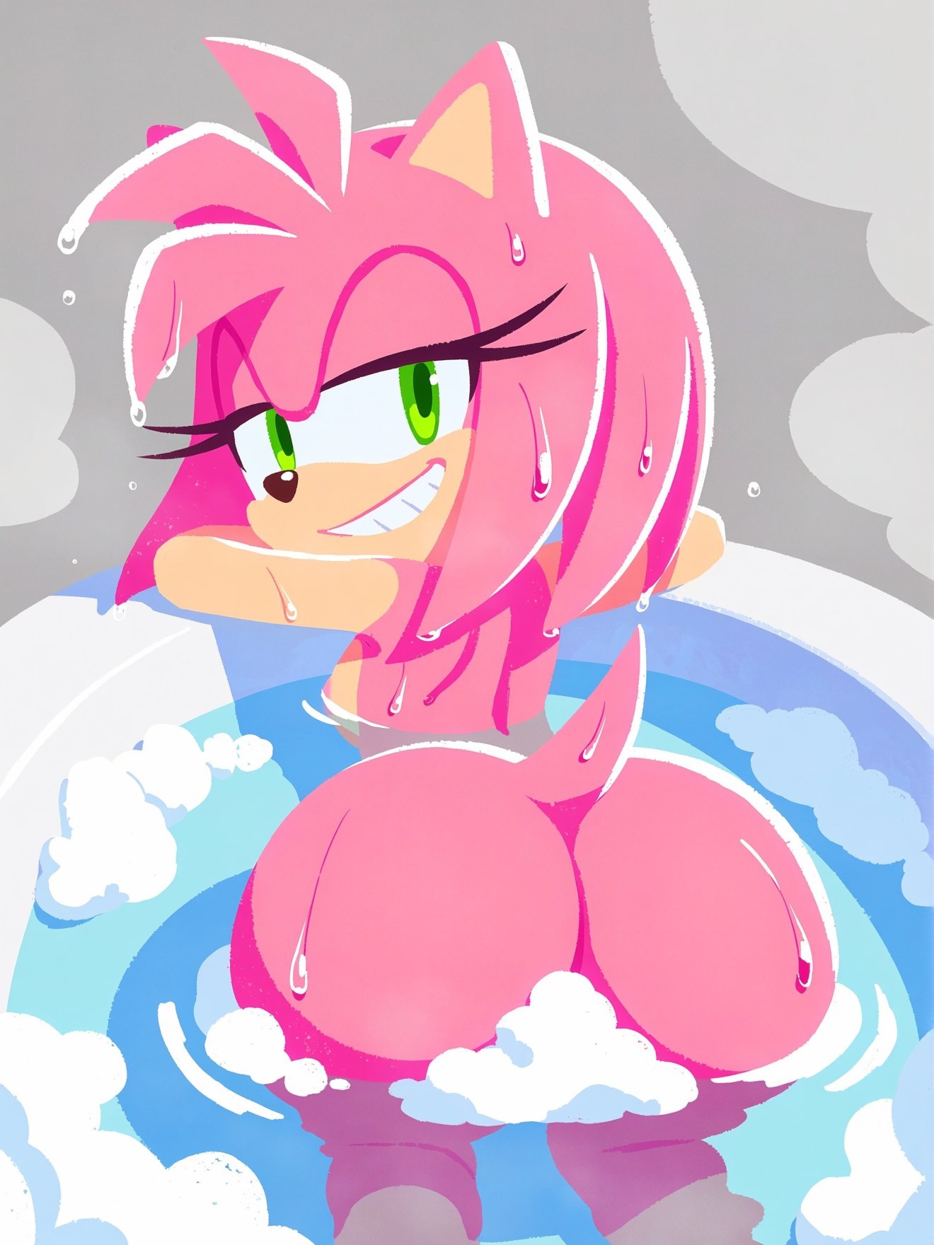 Amy Rose (Sega) Rule 34 Image