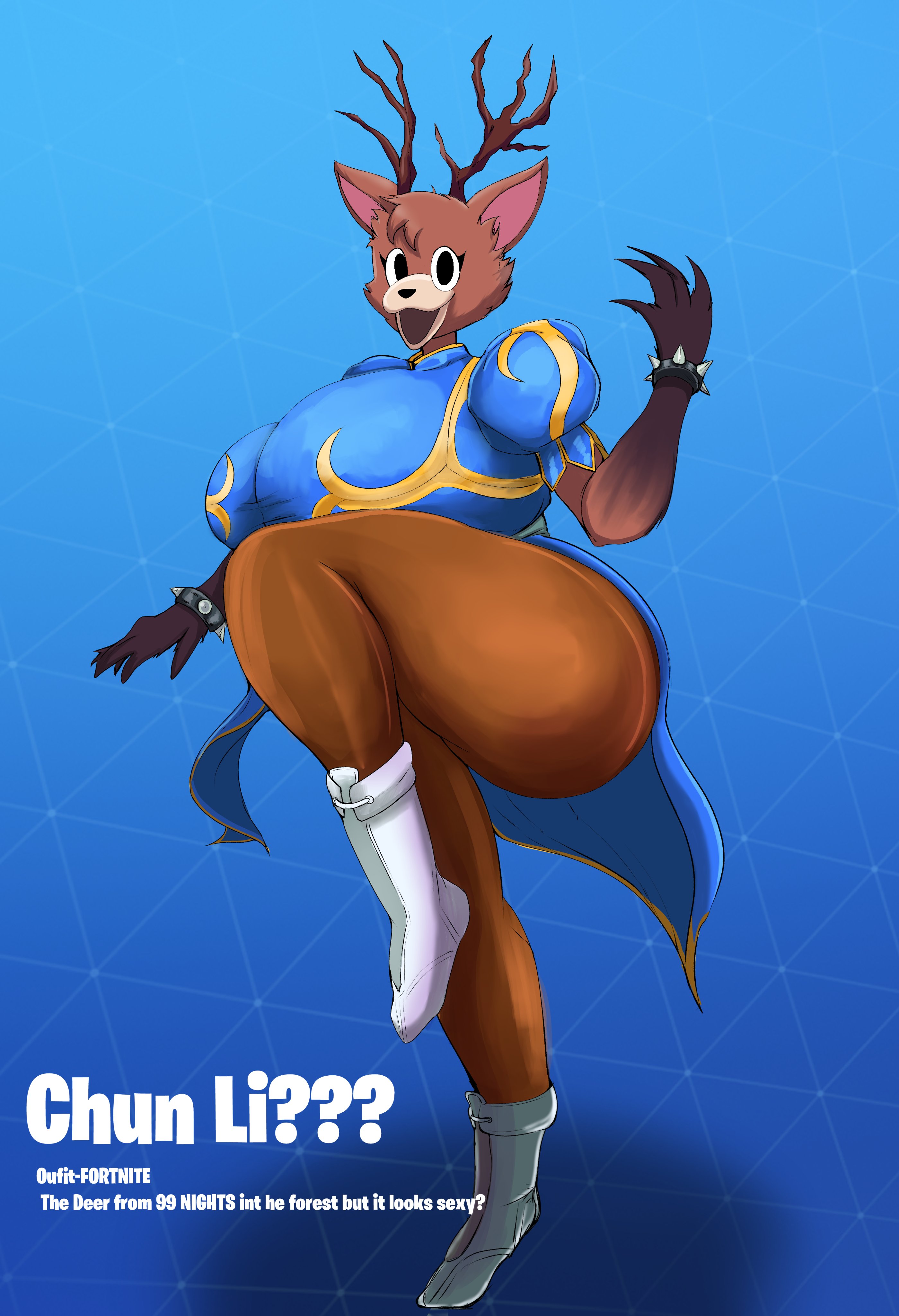 Chun-Li (99 Nights In The Forest) Rule 34 Image