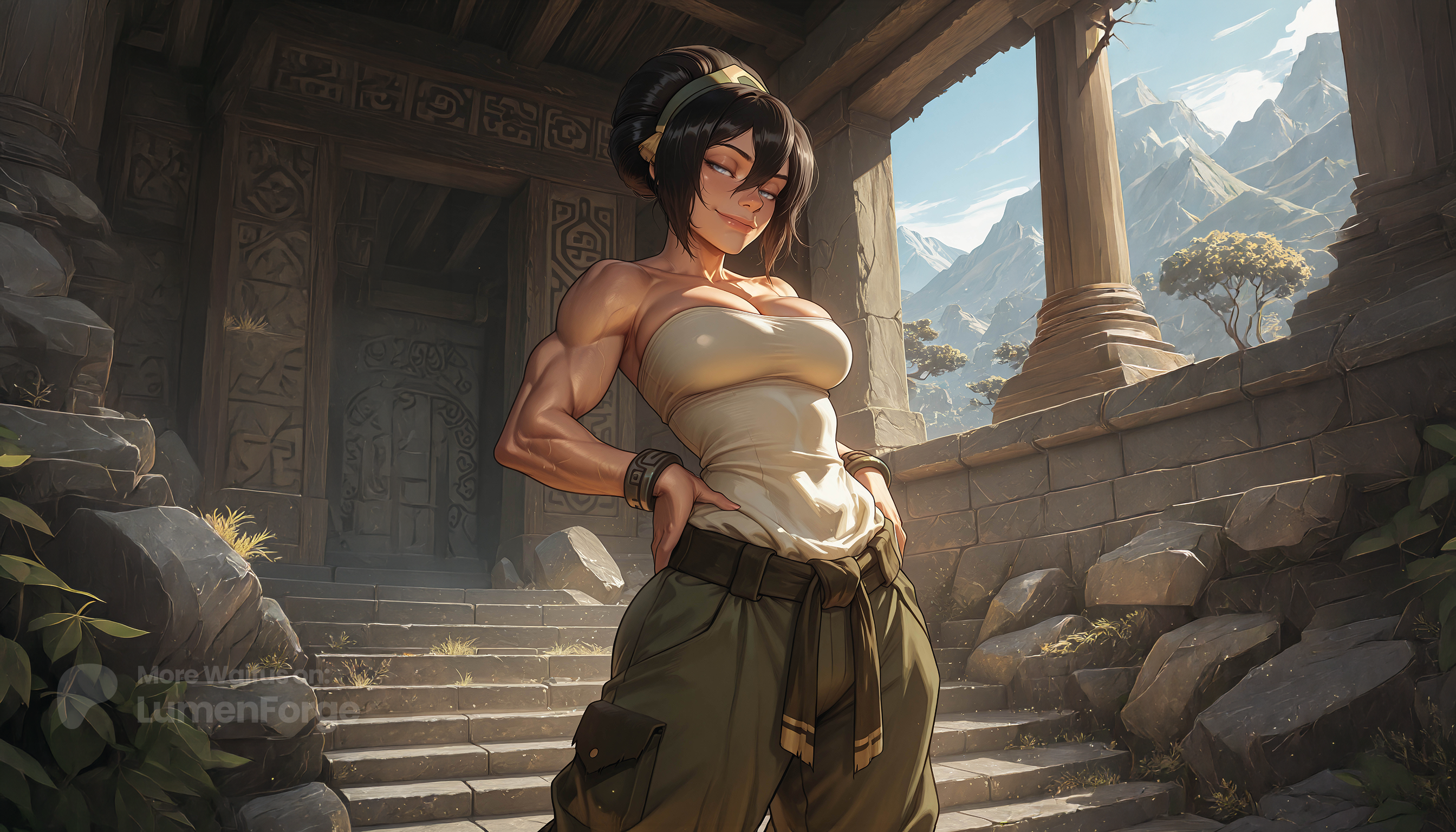Toph Bei Fong (Avatar The Last Airbender) Rule 34 Image