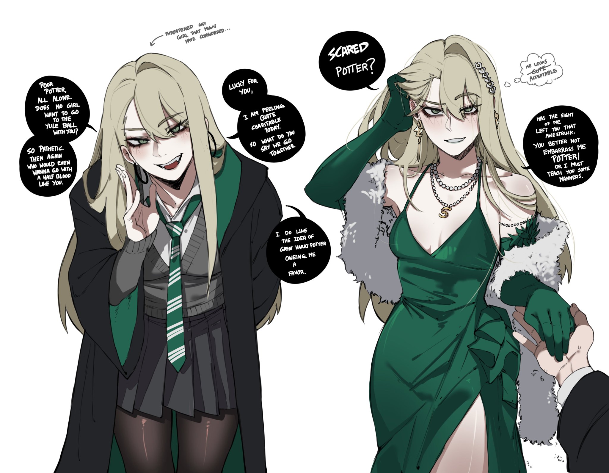 Draco Malfoy (Harry Potter) Rule 34 Image