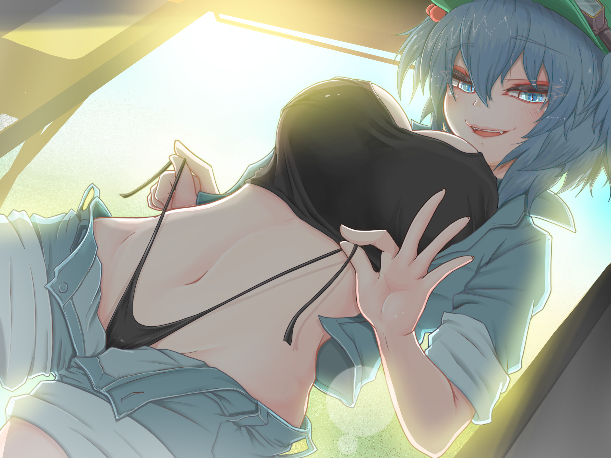 Nitori Kawashiro (Touhou) Rule 34 Image