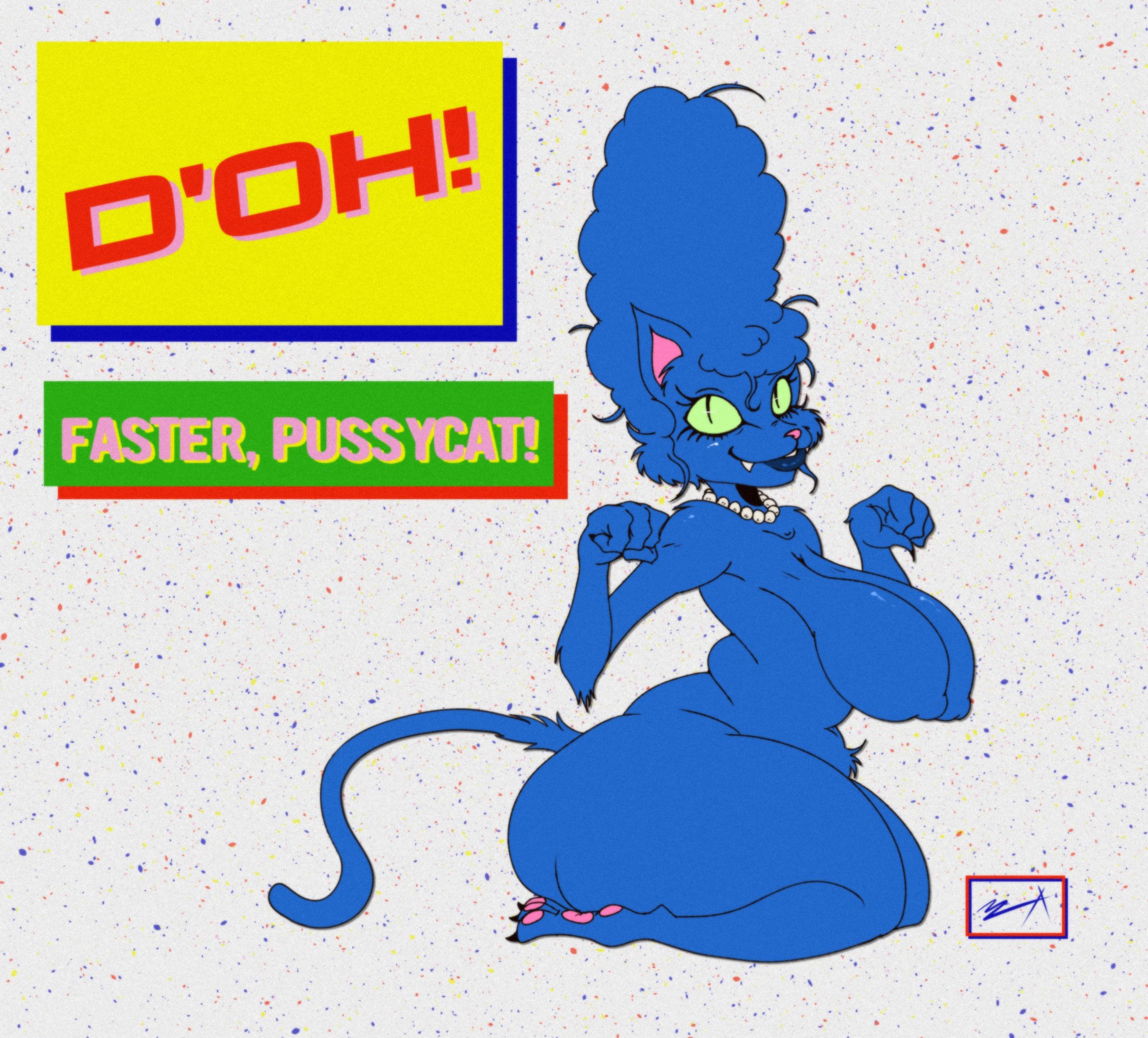 Cat Marge (The Simpsons) Rule 34 Image