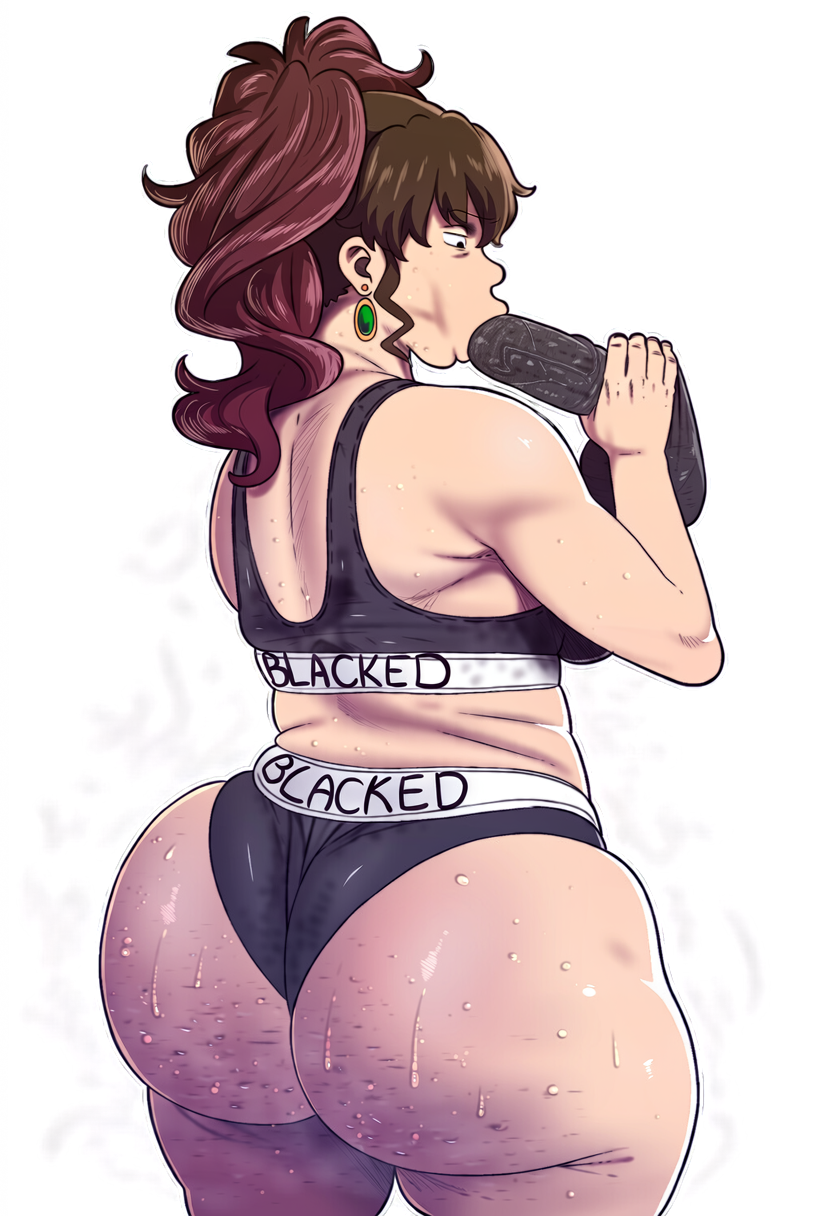 Natsuhi Ushiromiya (Blacked) Rule 34 Image
