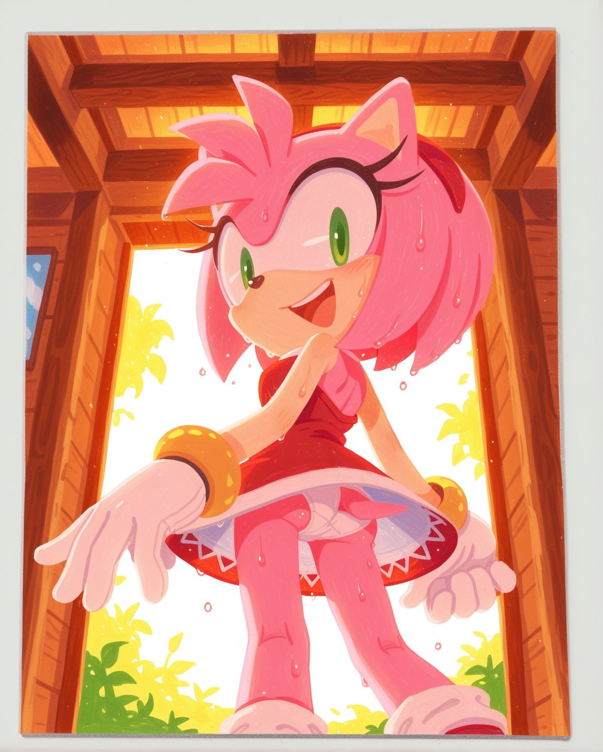 Amy Rose (Sega) Rule 34 Image