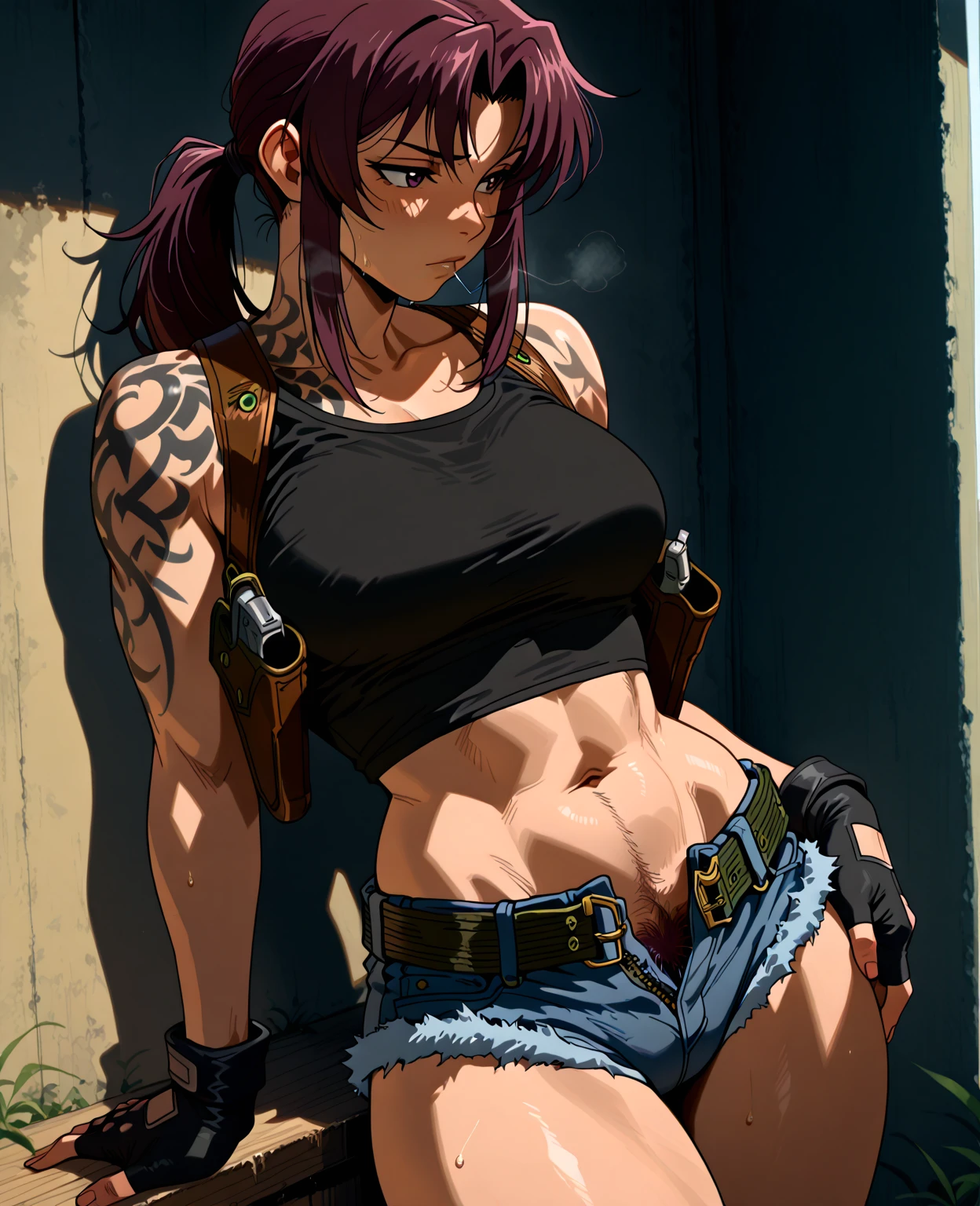 Revy (Black Lagoon) Rule 34 Image