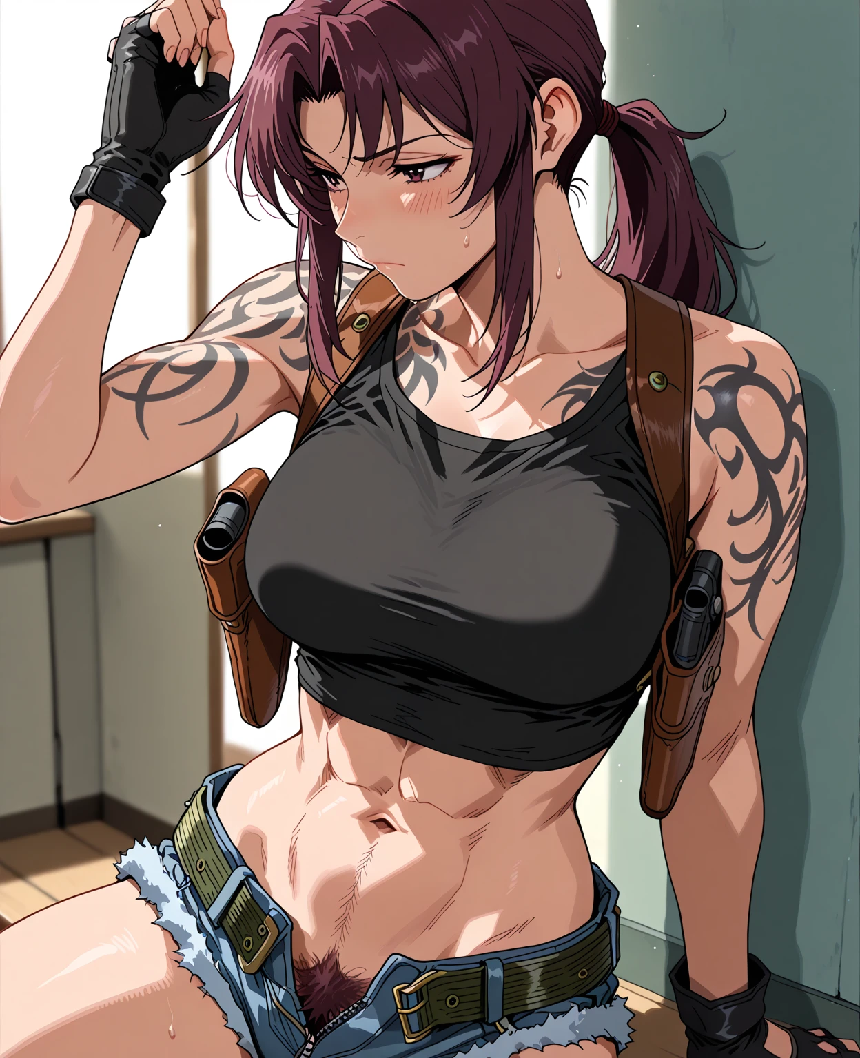 Revy (Black Lagoon) Rule 34 Image