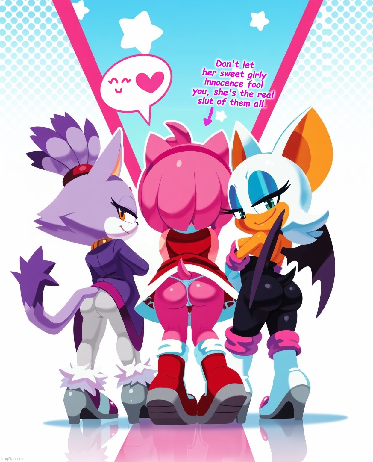 Amy Rose (Sega) Rule 34 Image