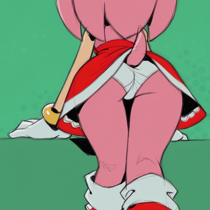 Amy Rose (Sega) Rule 34 Image