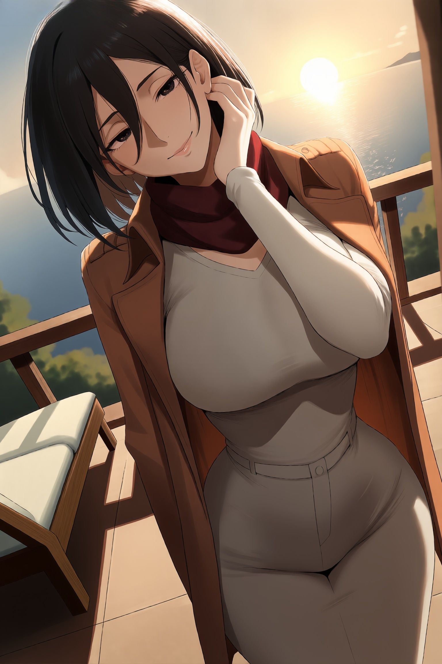 Mikasa Ackerman (Attack On Titan) Rule 34 Image