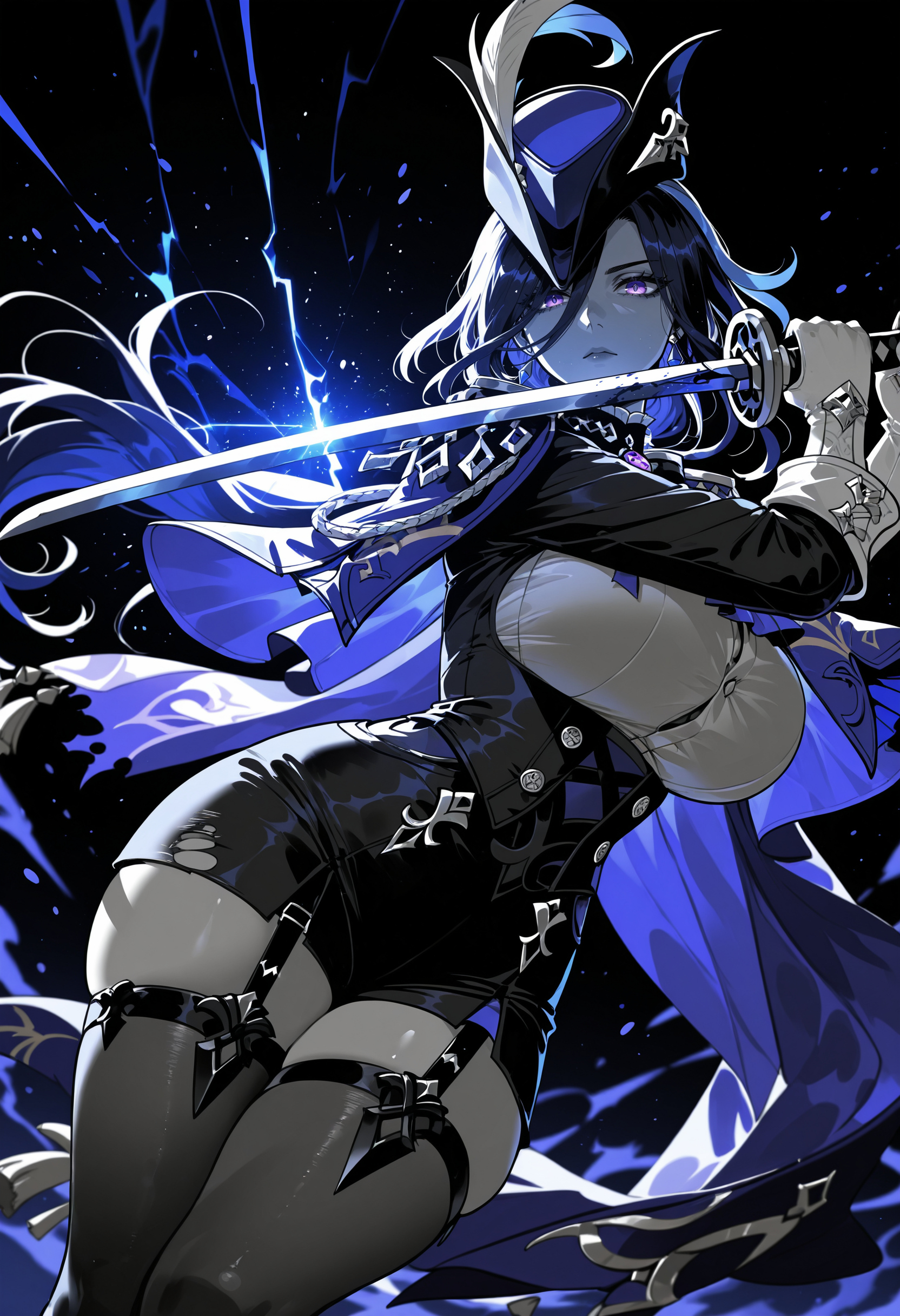 Clorinde (Genshin Impact) Rule 34 Image