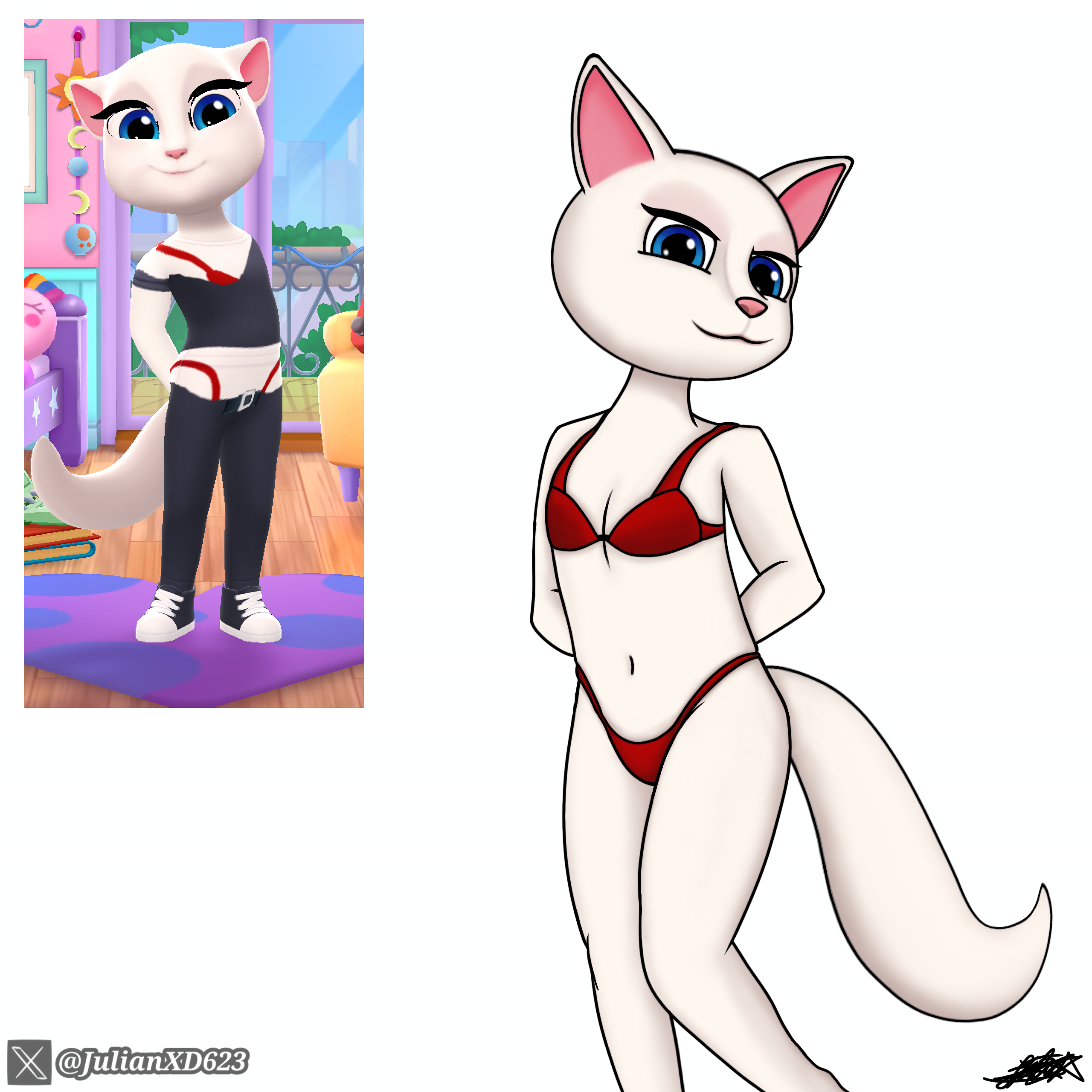 Talking Angela (My Talking Angela) Rule 34 Image