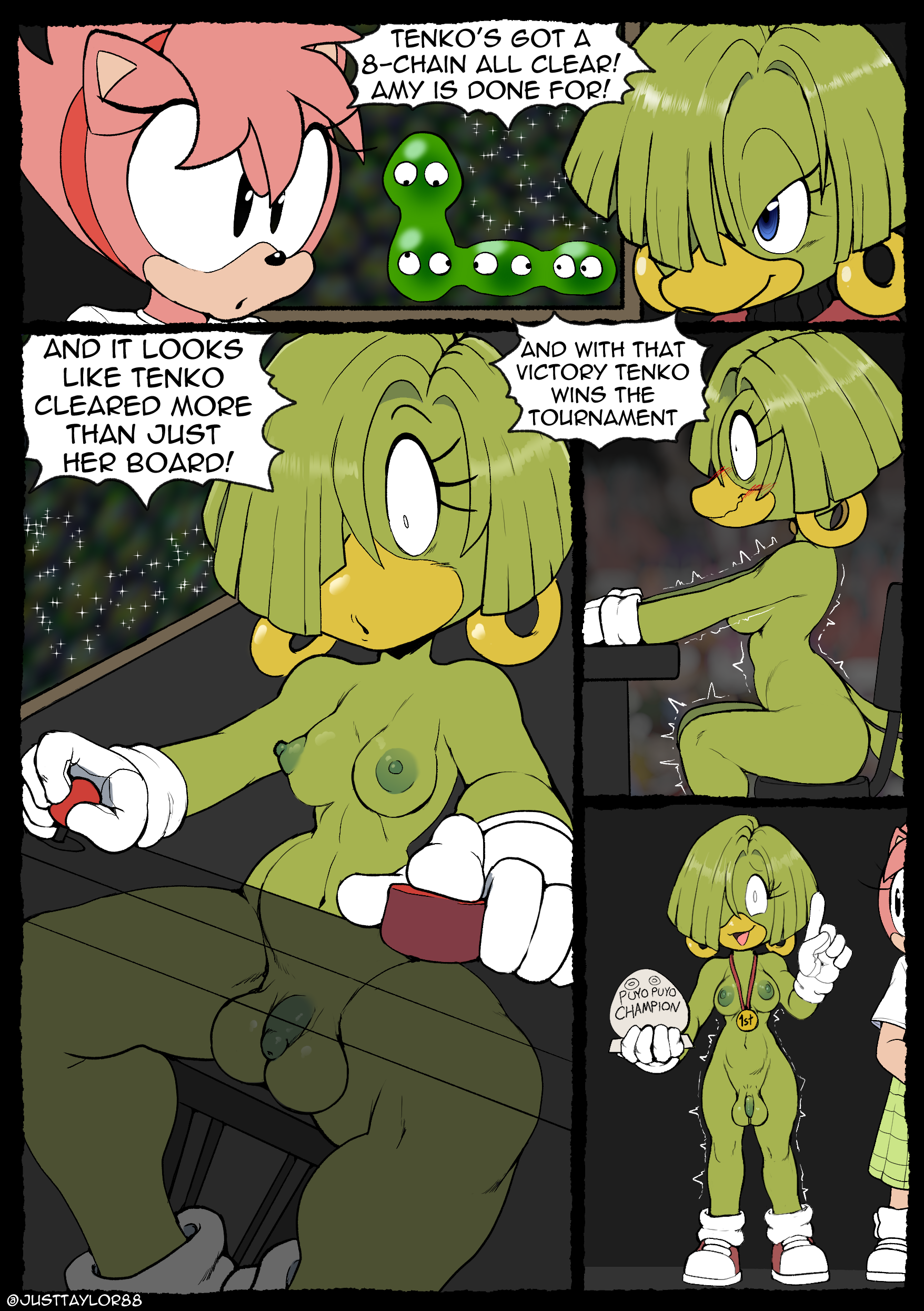 Amy Rose (Fleetway Comics) Rule 34 Image