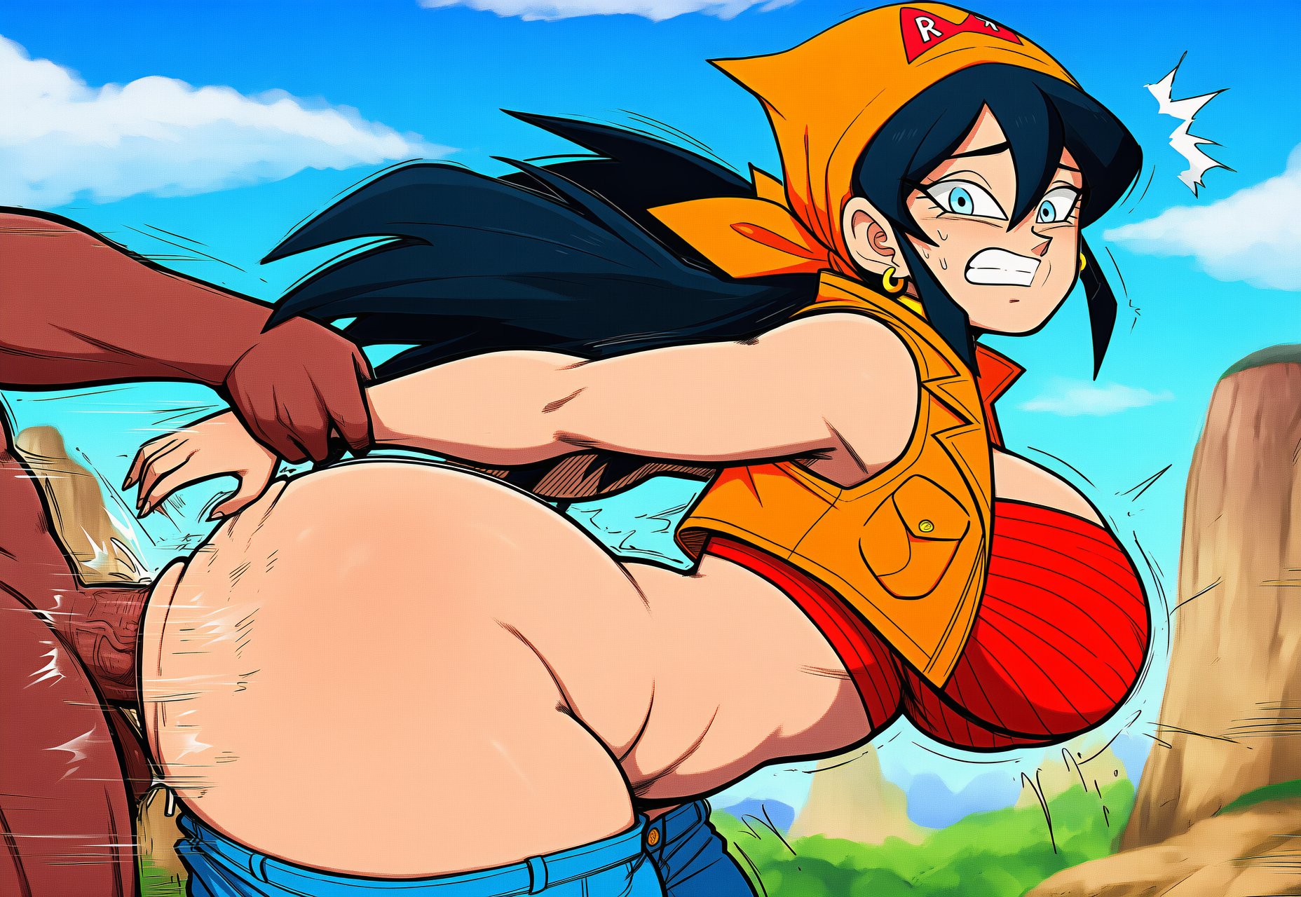 Android 22 (Dragon Ball) Rule 34 Image