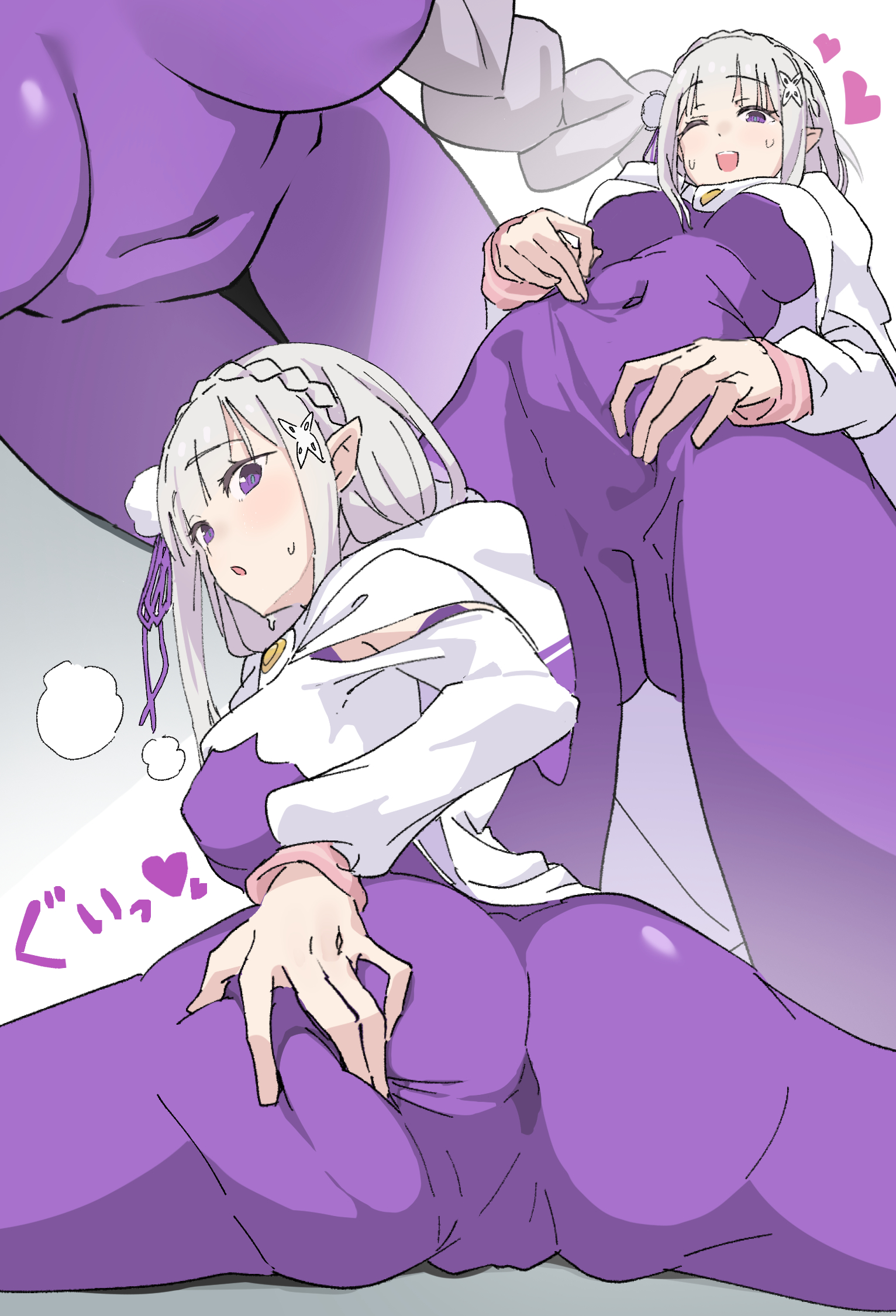 Emilia (Re:Zero) Rule 34 Image