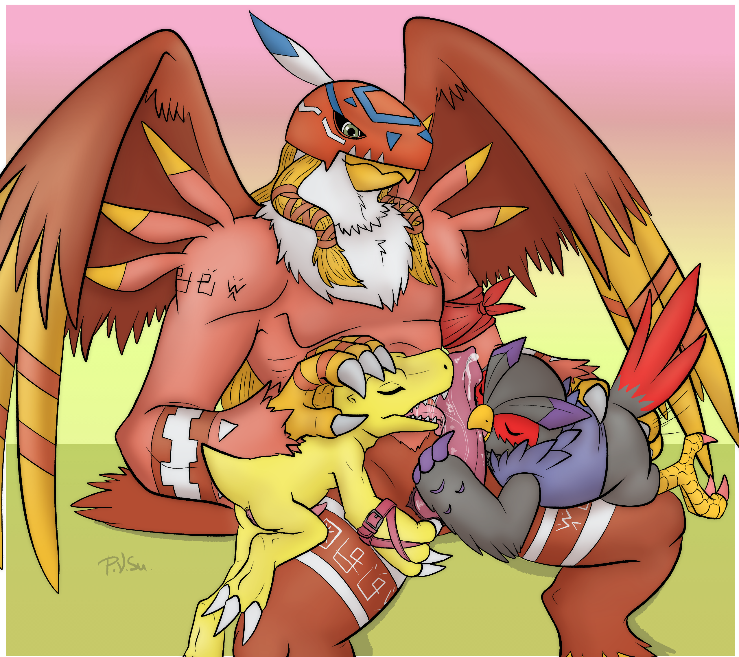 Agumon (Bandai Namco) Rule 34 Image