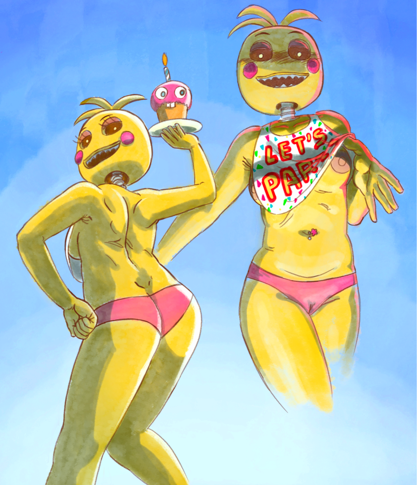 Toy Chica (Fnaf) Rule 34 Image