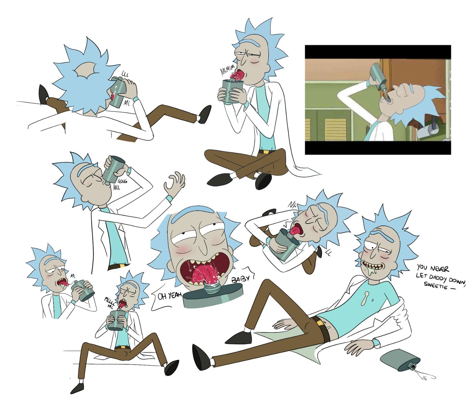 Rick Sanchez (Adult Swim) Rule 34 Image