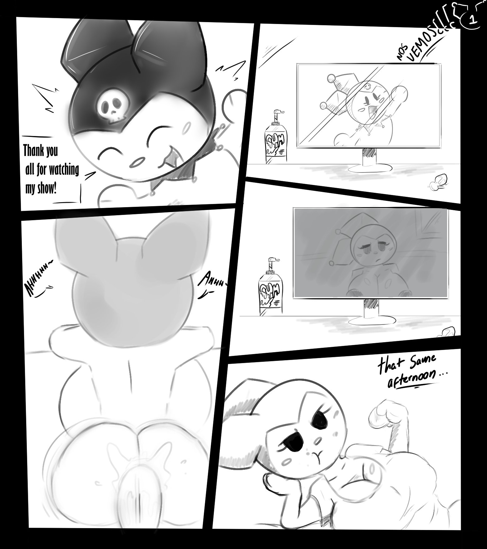 Kuromi (Onegai My Melody) Rule 34 Image