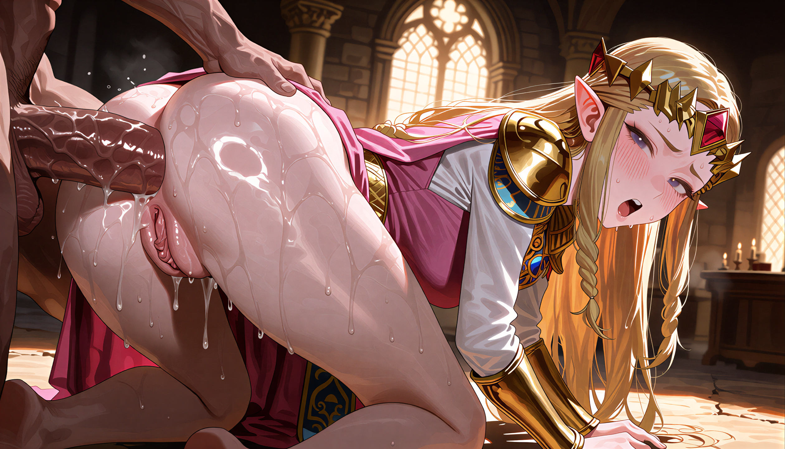 Princess Zelda (Original) Rule 34 Image