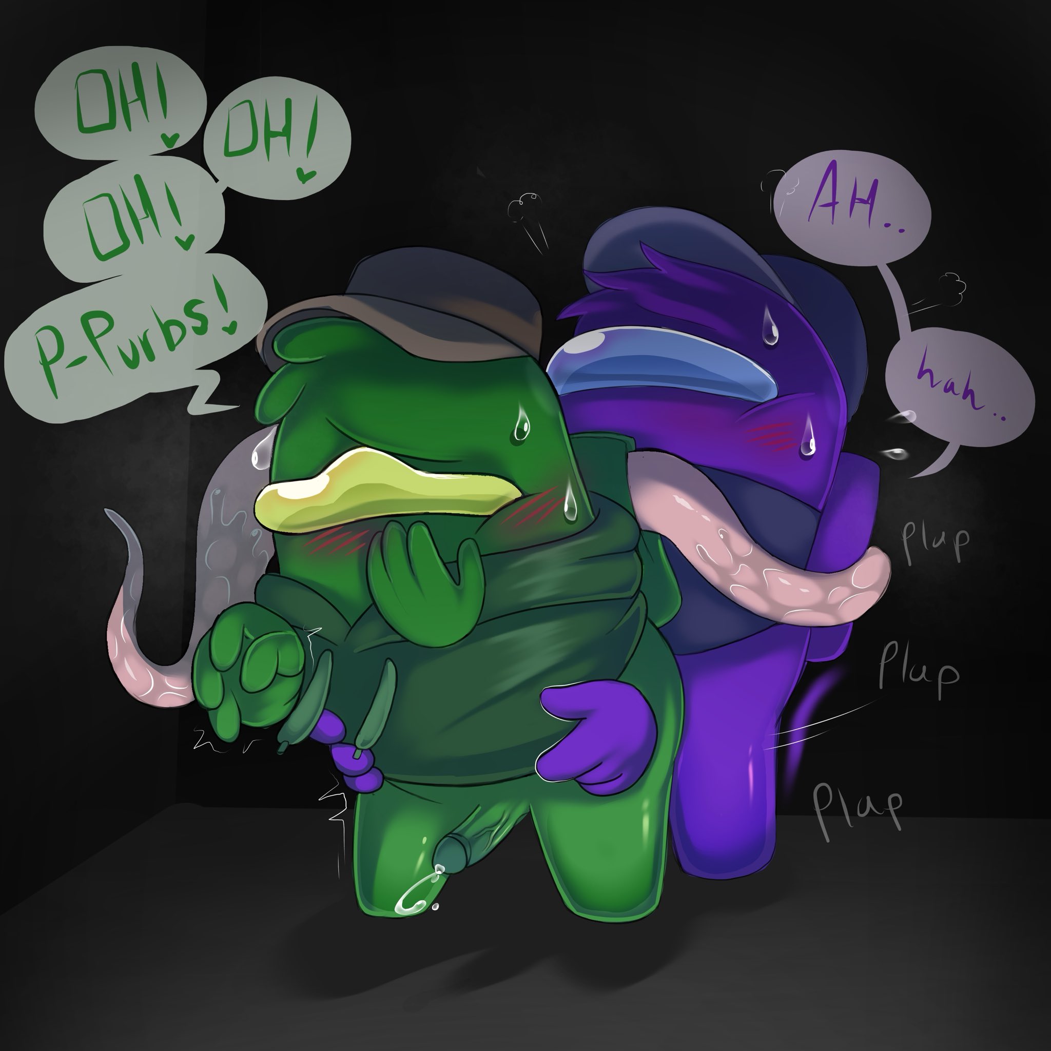 Green (Among Us) Rule 34 Image