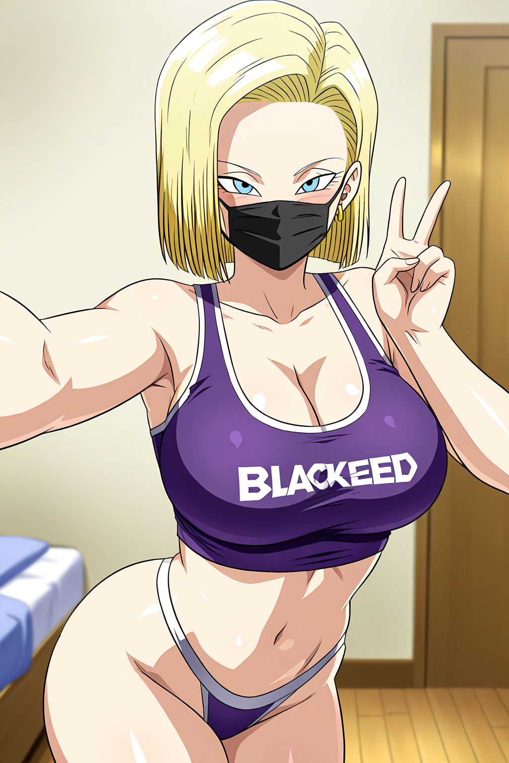 Android 18 (Dragon Ball) Rule 34 Image