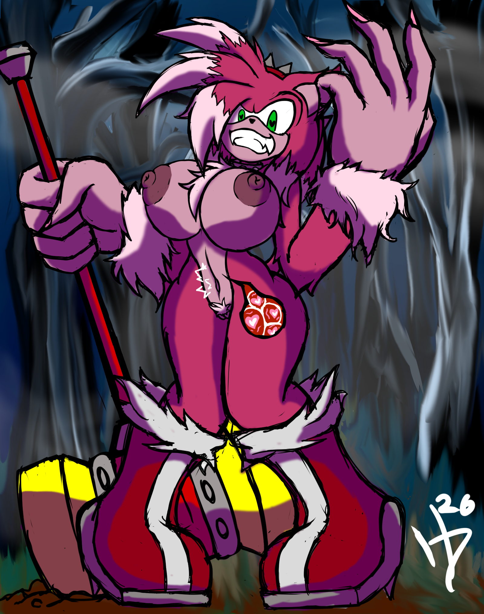 Amy Rose (Sega) Rule 34 Image
