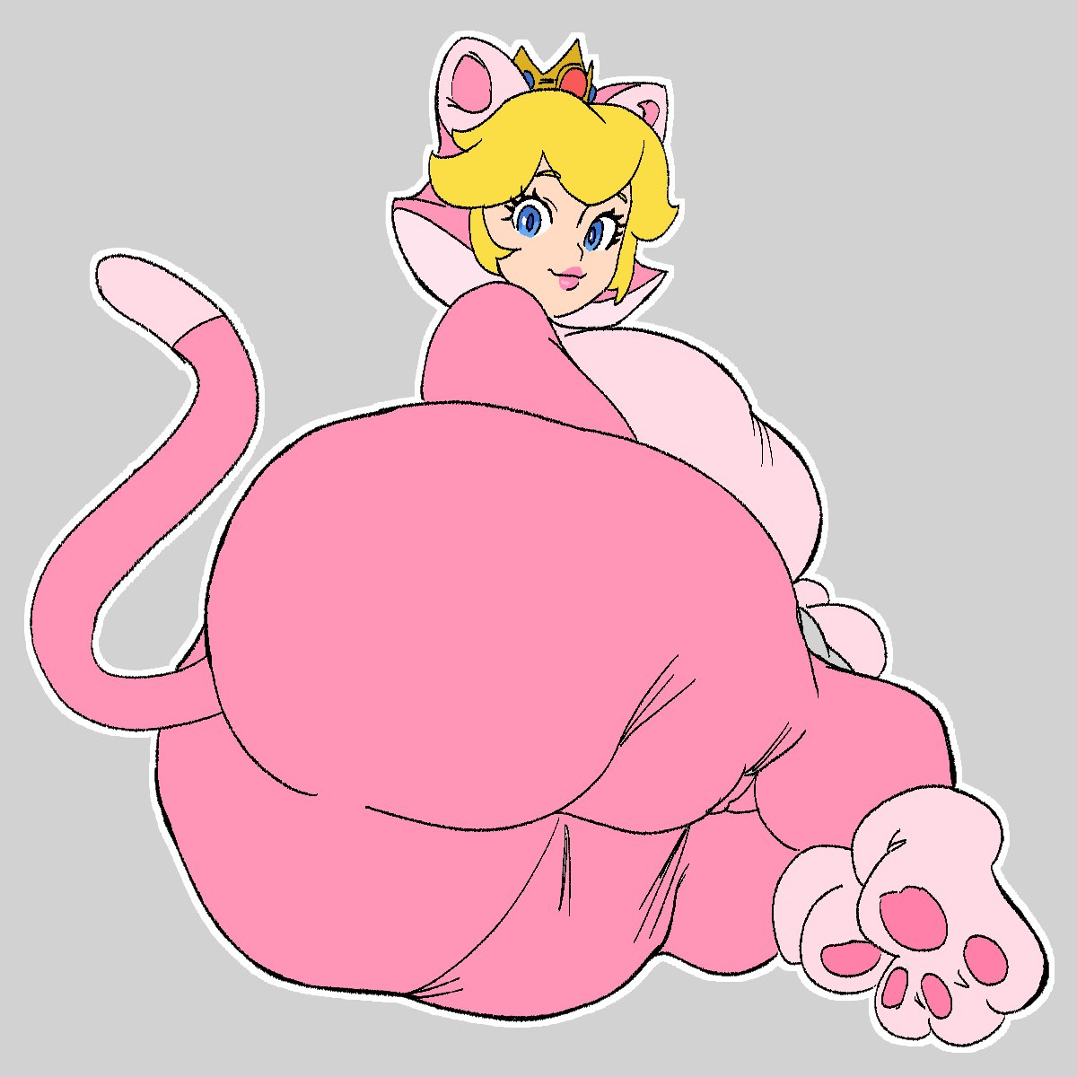 Cat Peach (Mario (Series)) Rule 34 Image