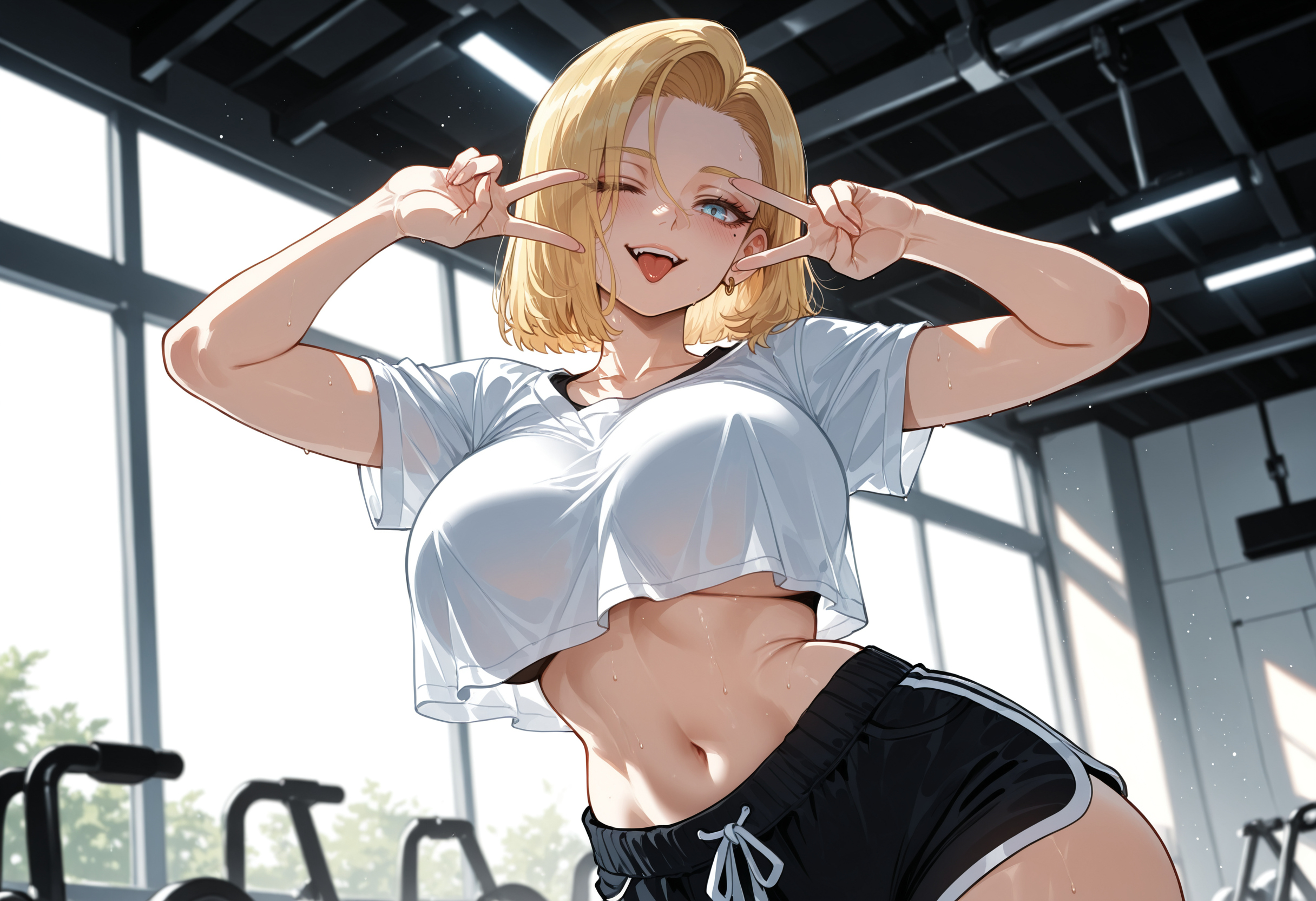 Android 18 (Dragon Ball) Rule 34 Image