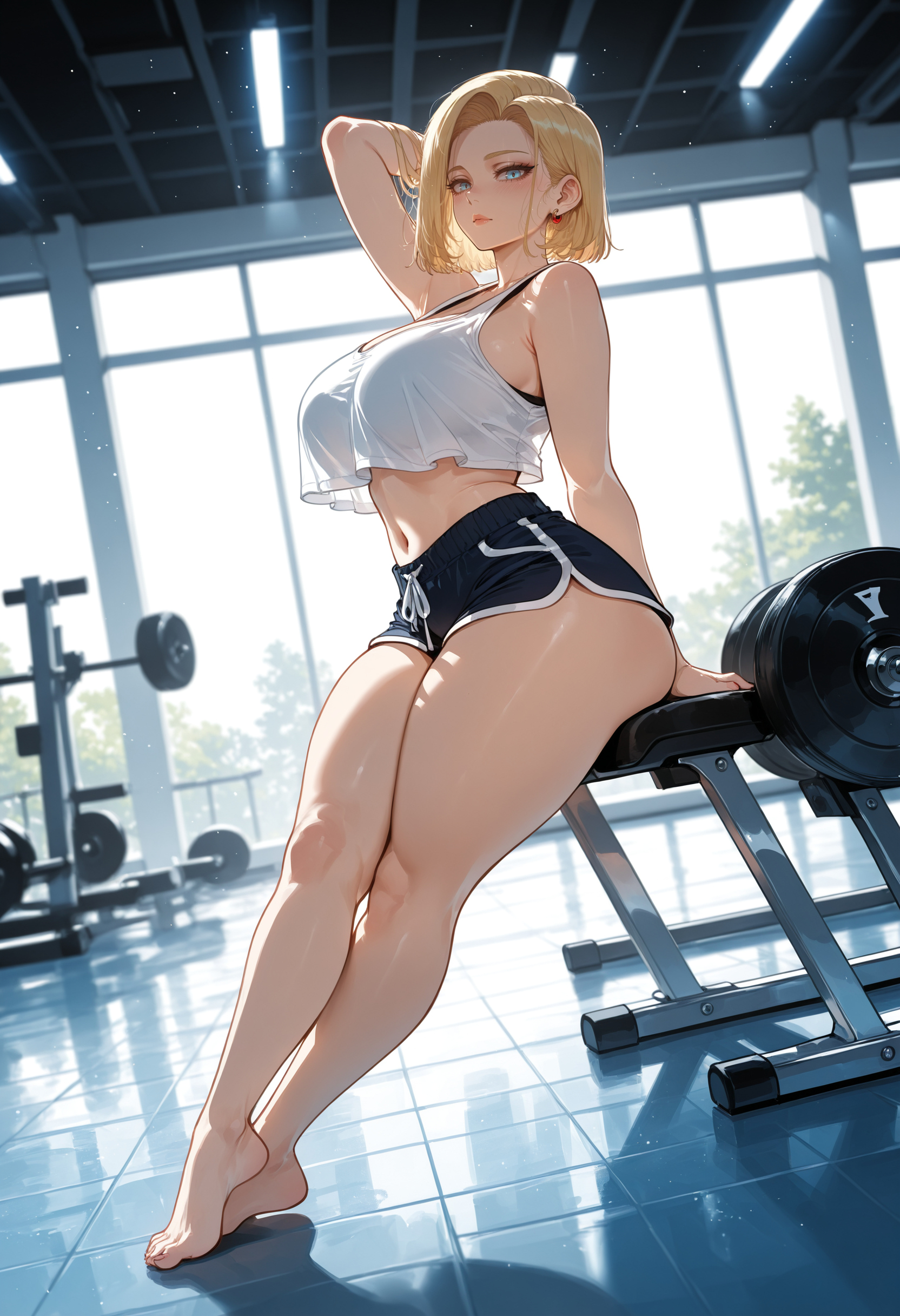 Android 18 (Dragon Ball) Rule 34 Image