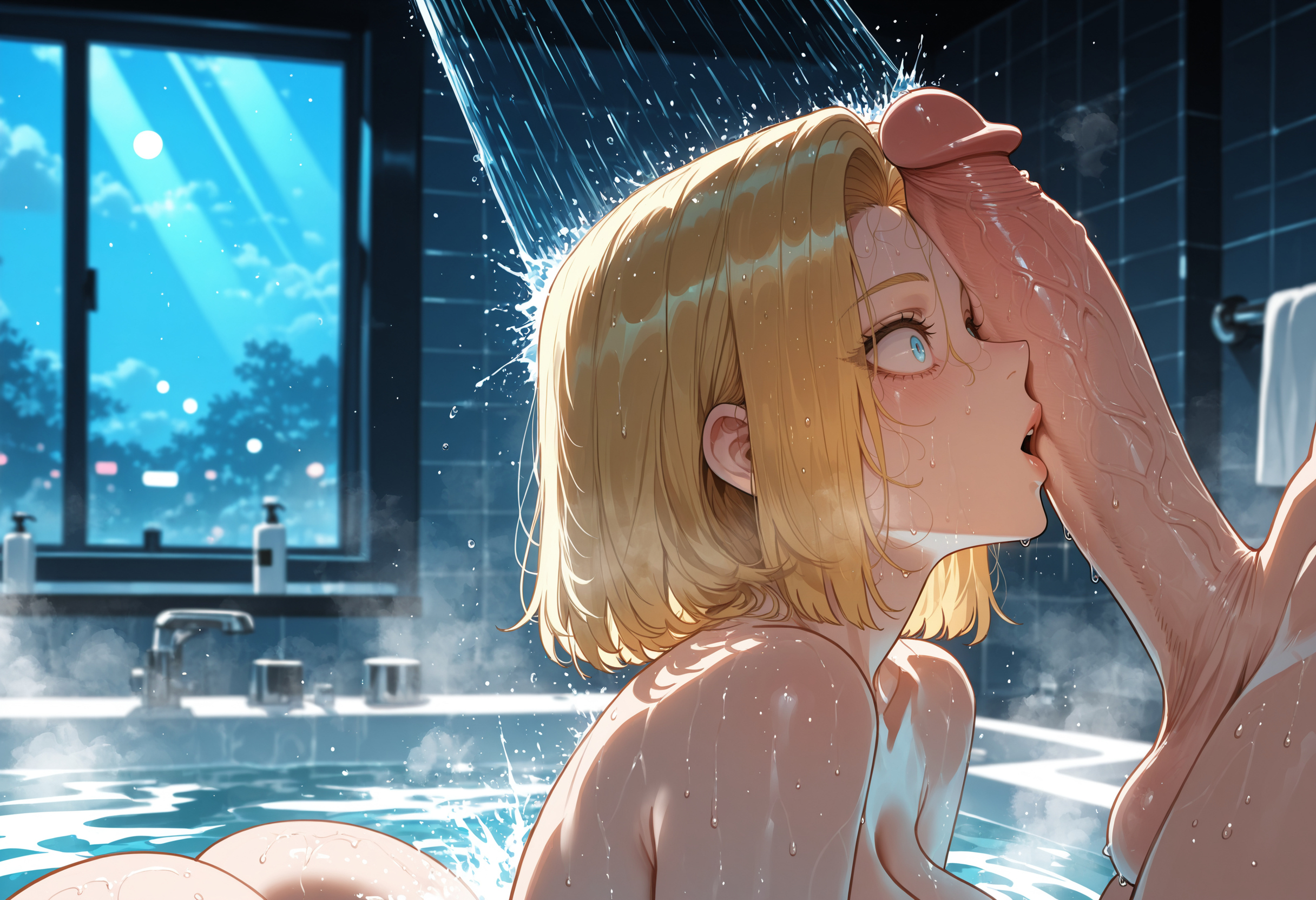 Android 18 (Dragon Ball) Rule 34 Image