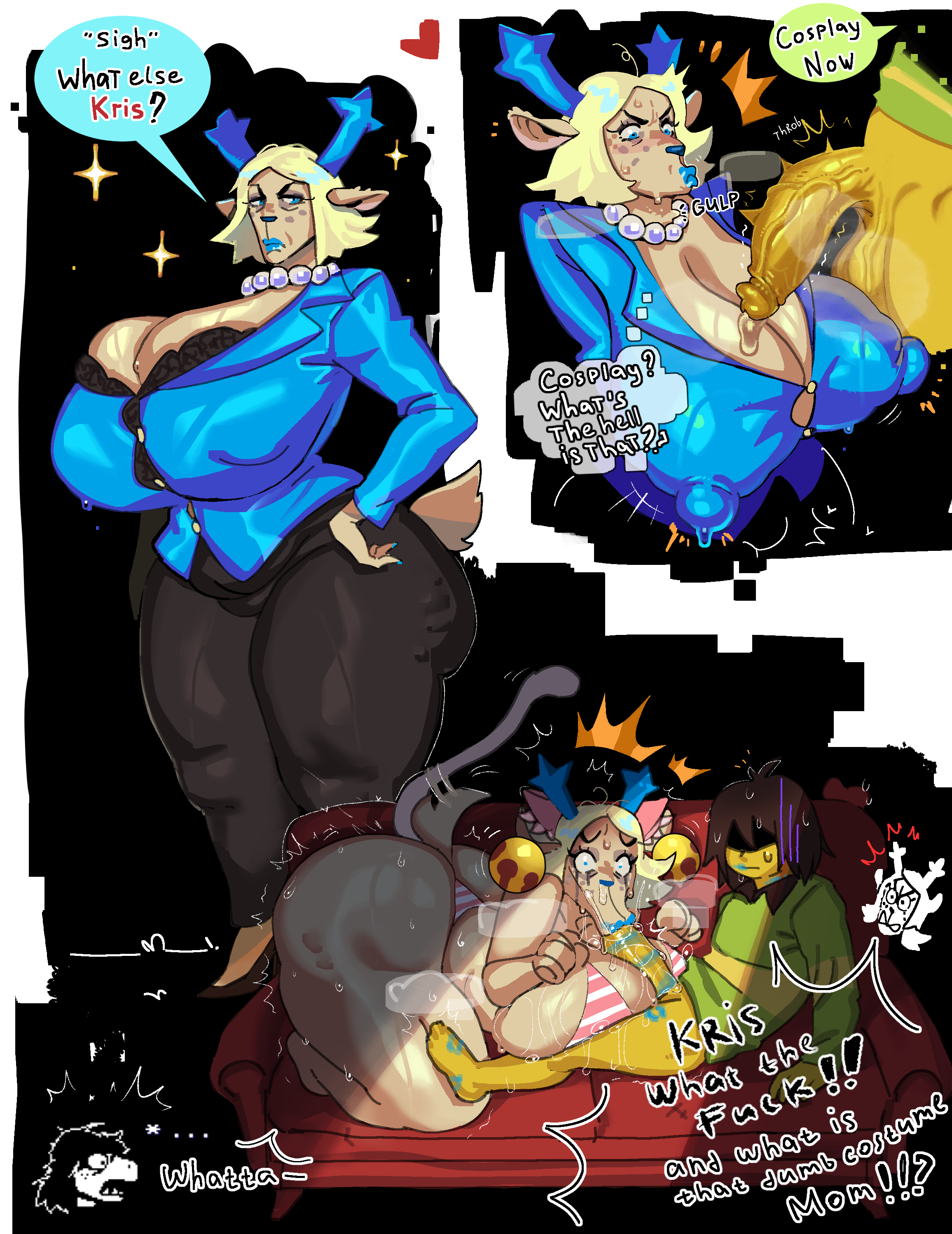 Carol Holiday (Deltarune) Rule 34 Image