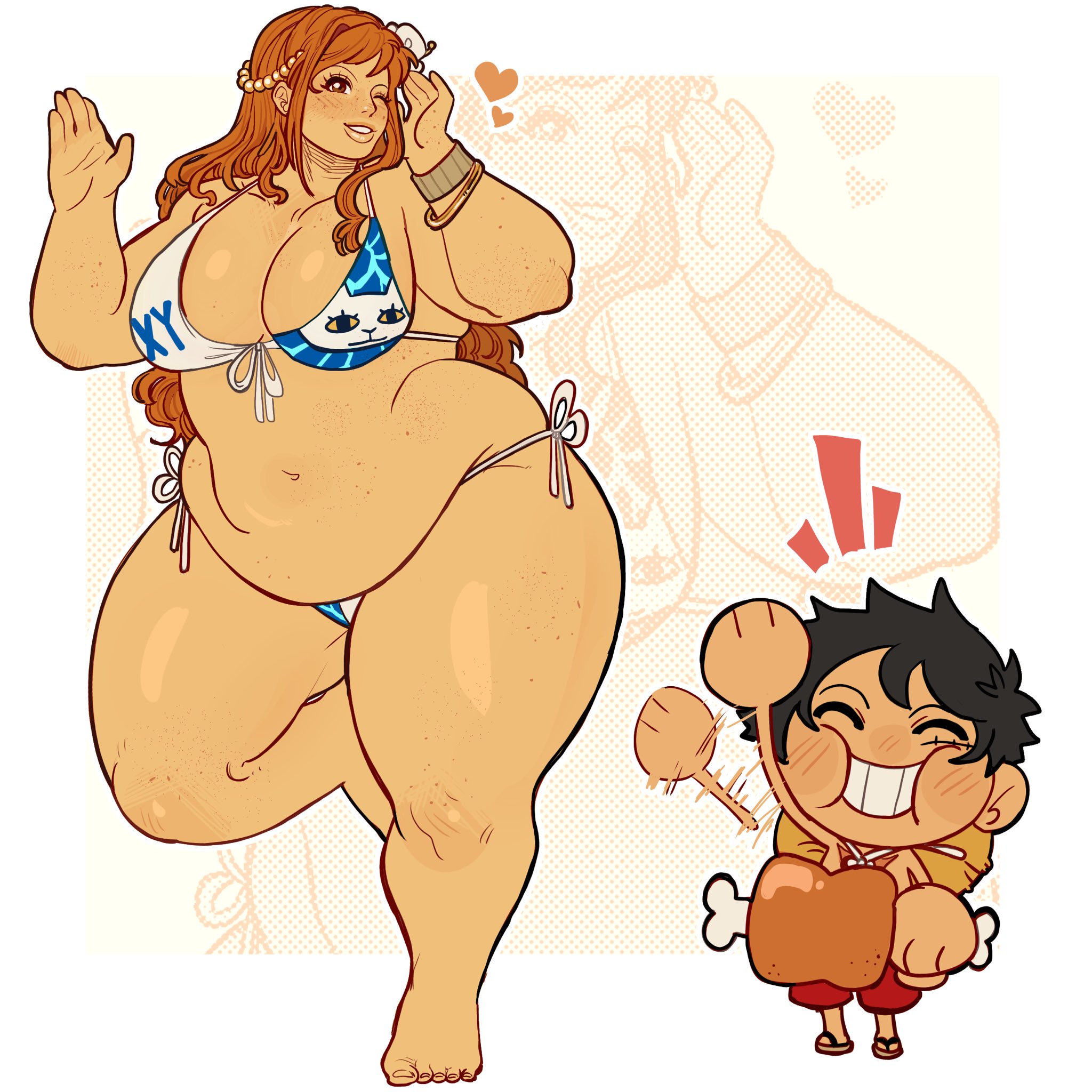 Monkey D Luffy (One Piece) Rule 34 Image