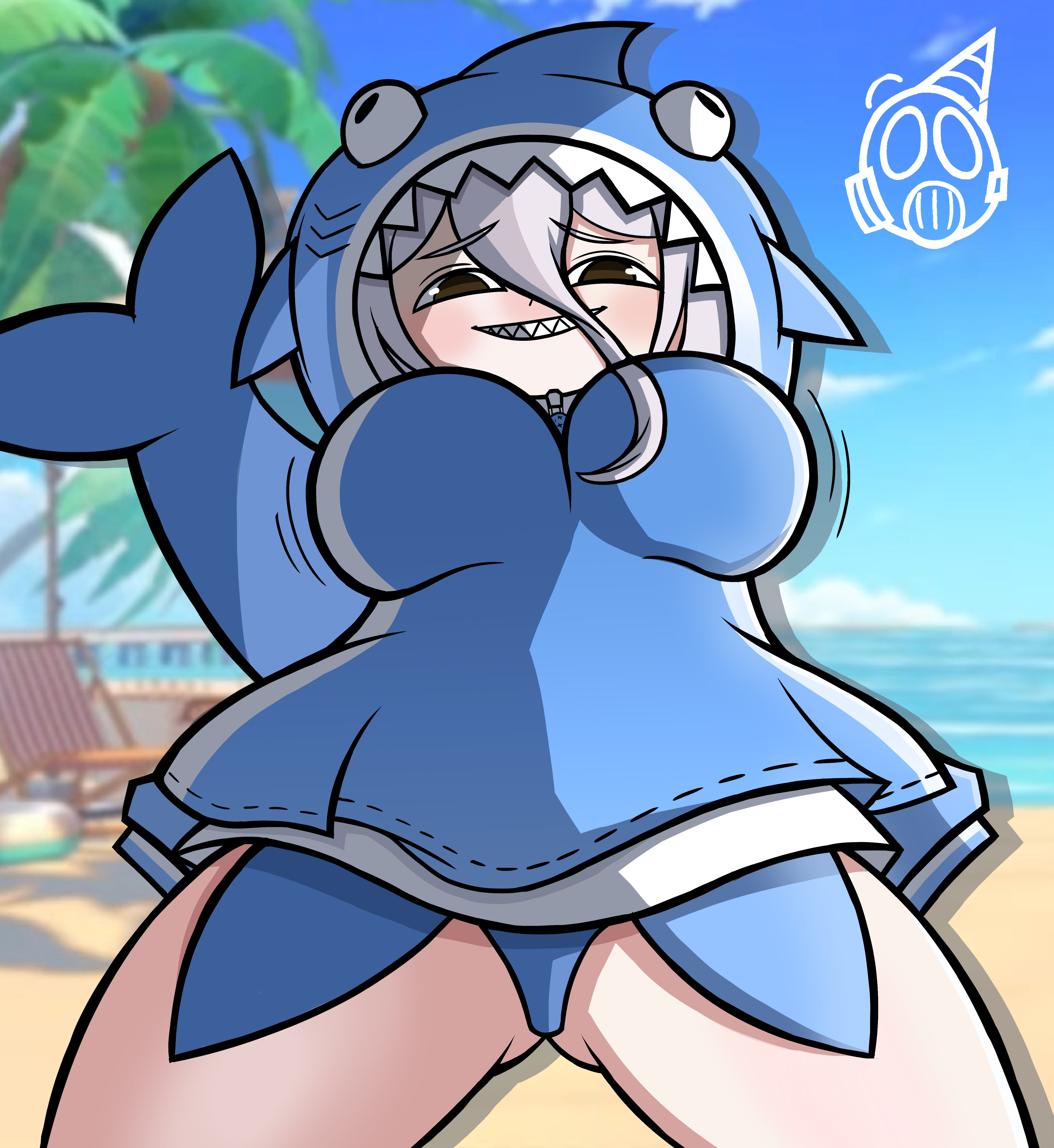 Gawr Gura (Cosplay) Rule 34 Image