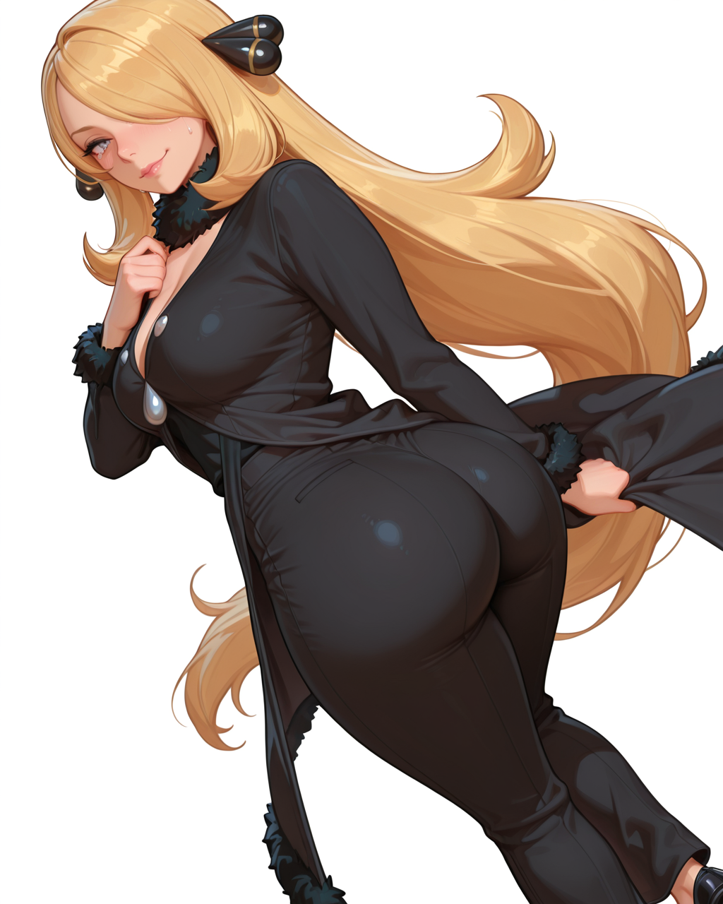 Cynthia (Pokemon) Rule 34 Image
