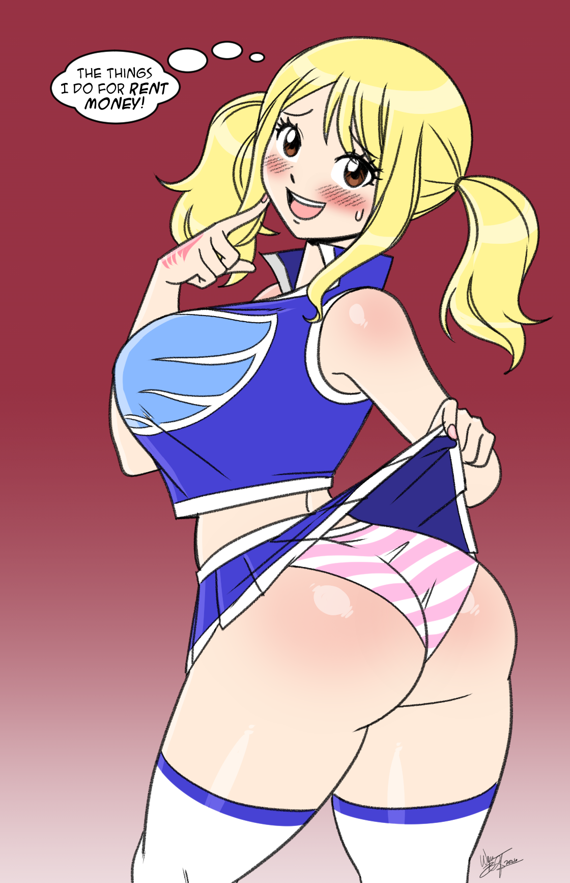 Lucy Heartfilia (Fairy Tail) Rule 34 Image
