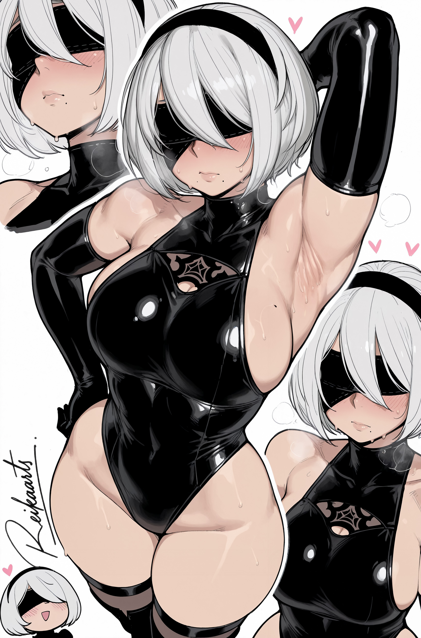 Yorha 2b (Nier: Automata) Rule 34 Image