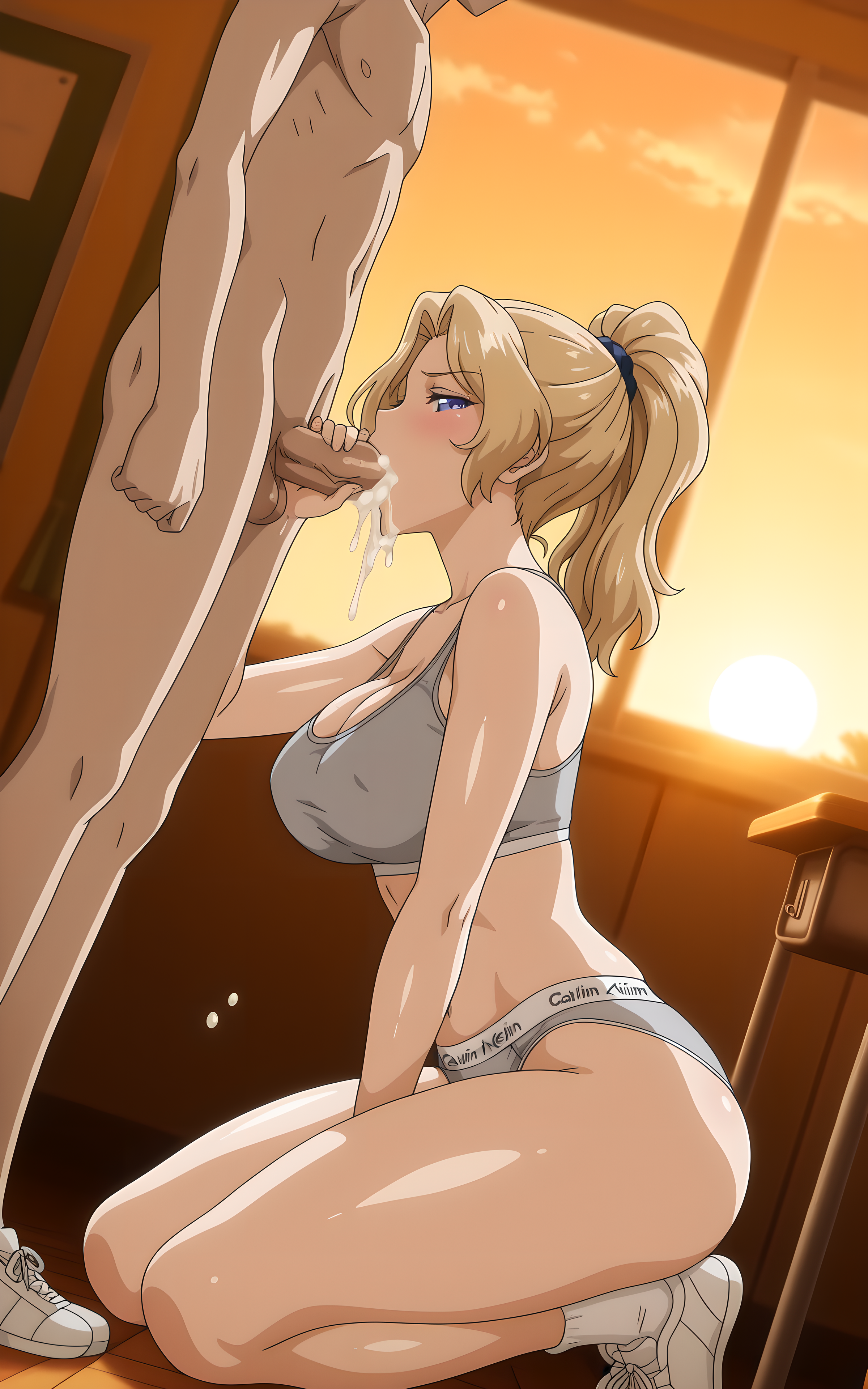 Okita Asuka (Calvin Klein) Rule 34 Image
