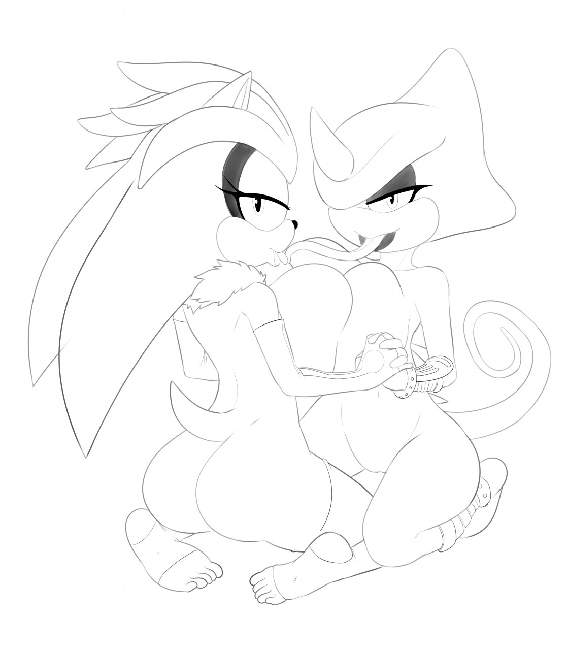 Espio The Chameleon (Sega) Rule 34 Image