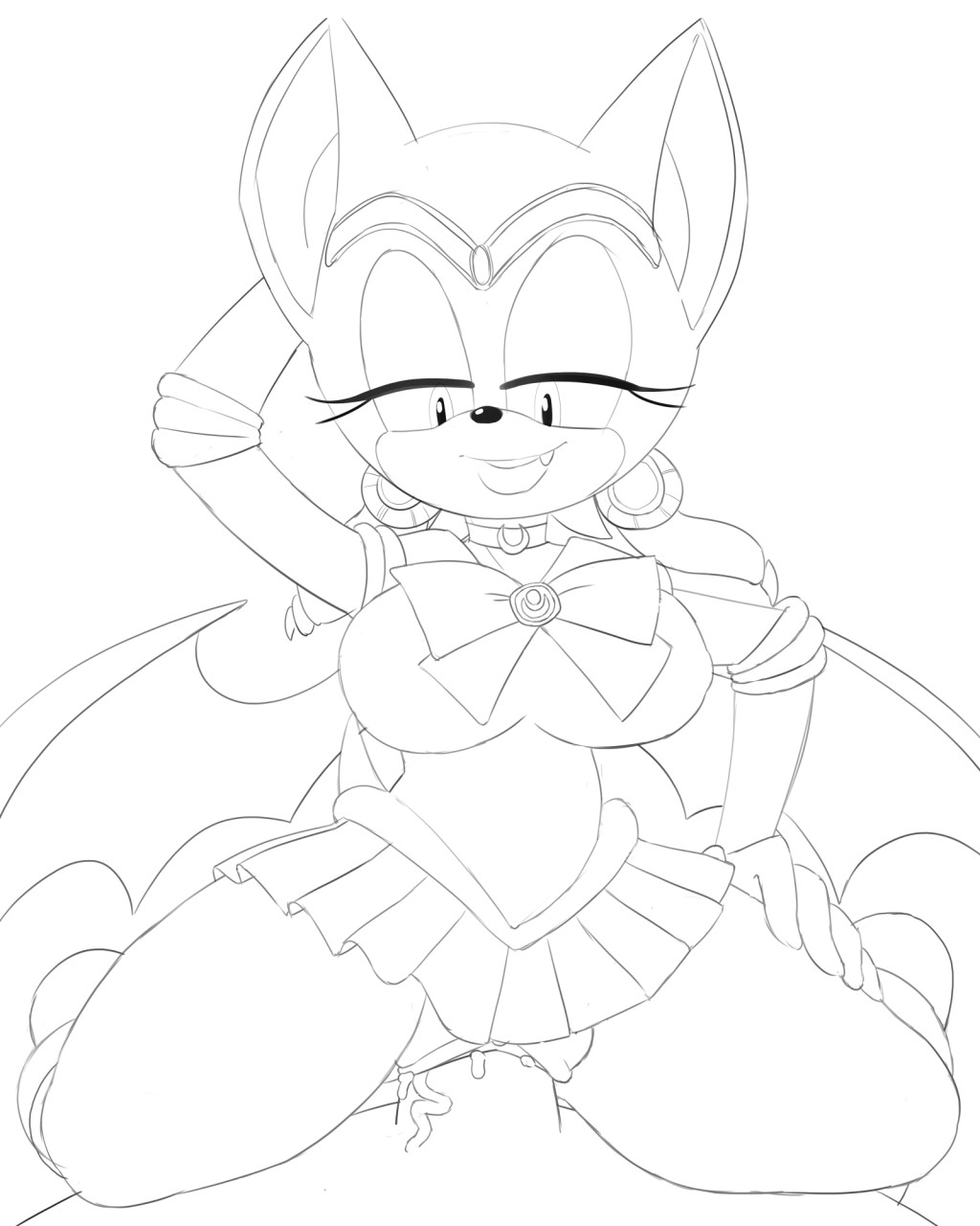 Rouge The Bat (Bishoujo Senshi Sailor Moon) Rule 34 Image
